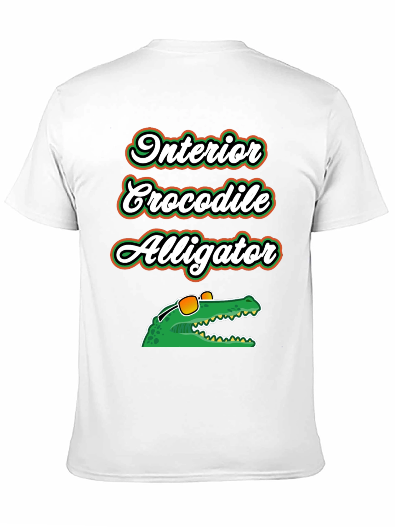 Interior Crocodile Alligator Graphic T-Shirt