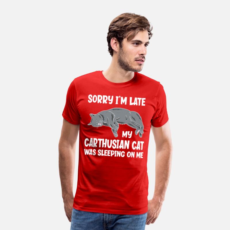 Sorry I'm Late My Carthusian Cat Sleeping On Me