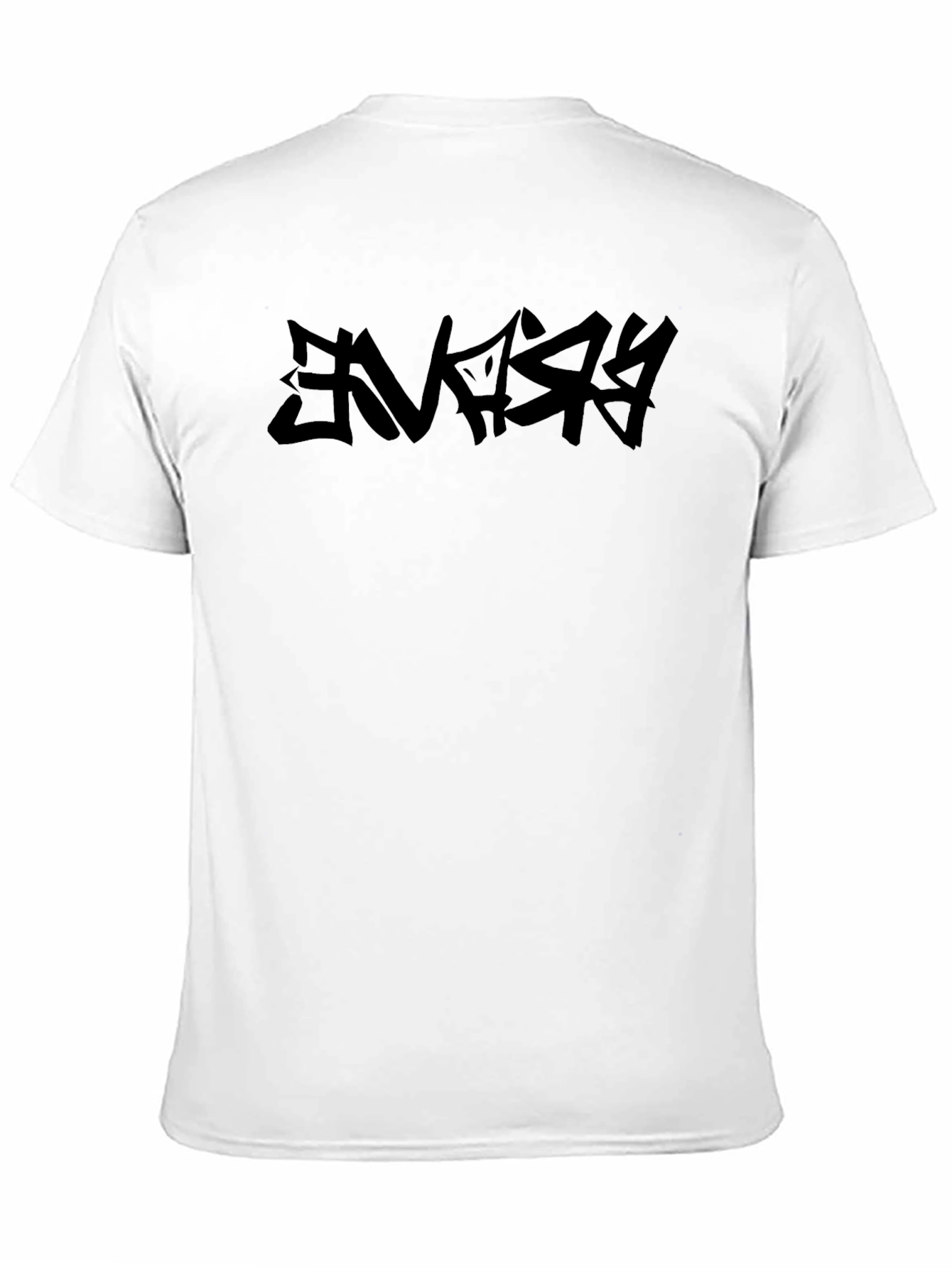 Black Graphic Tee - Urban Graffiti Style