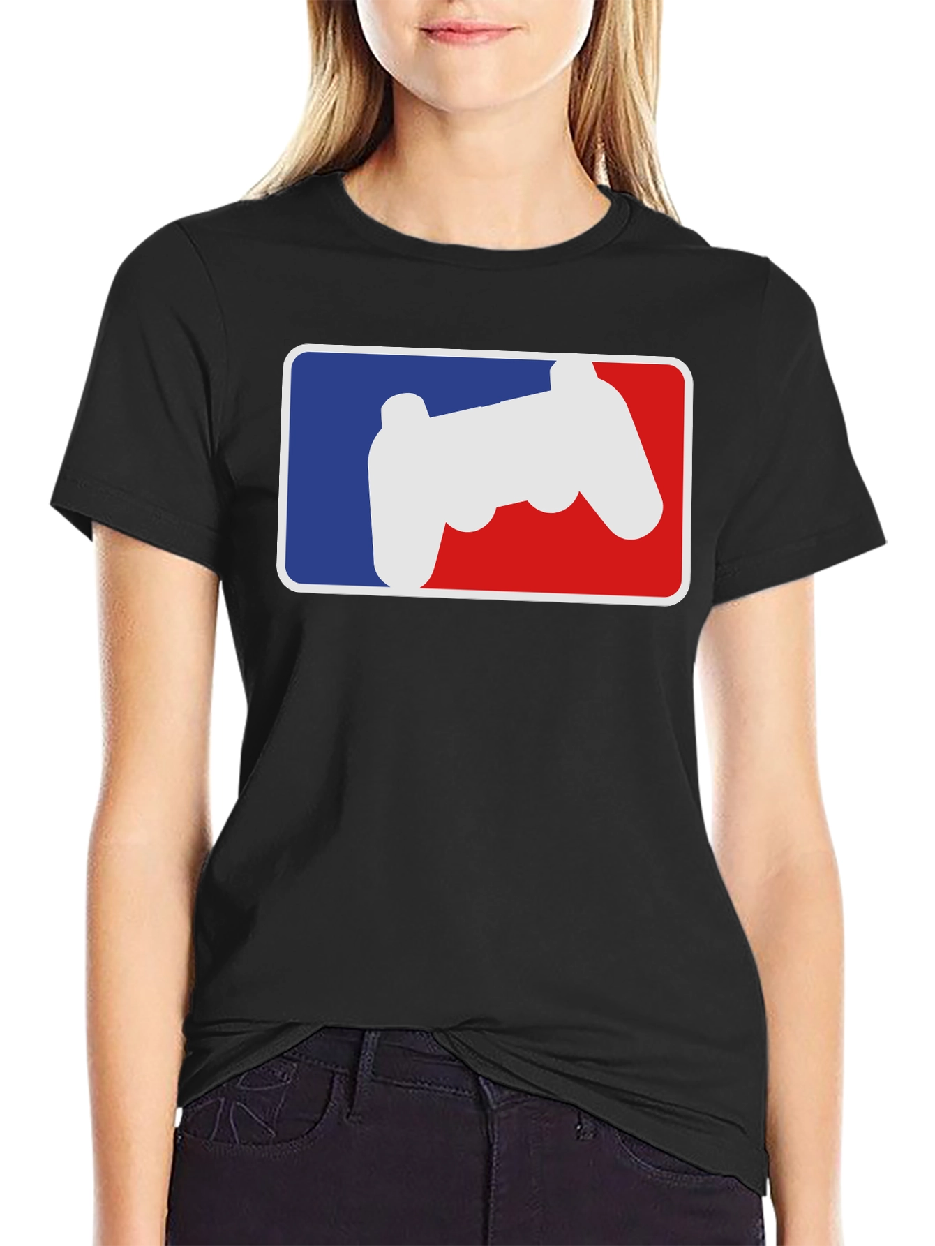 Gamer Controller Logo T-Shirt - Black