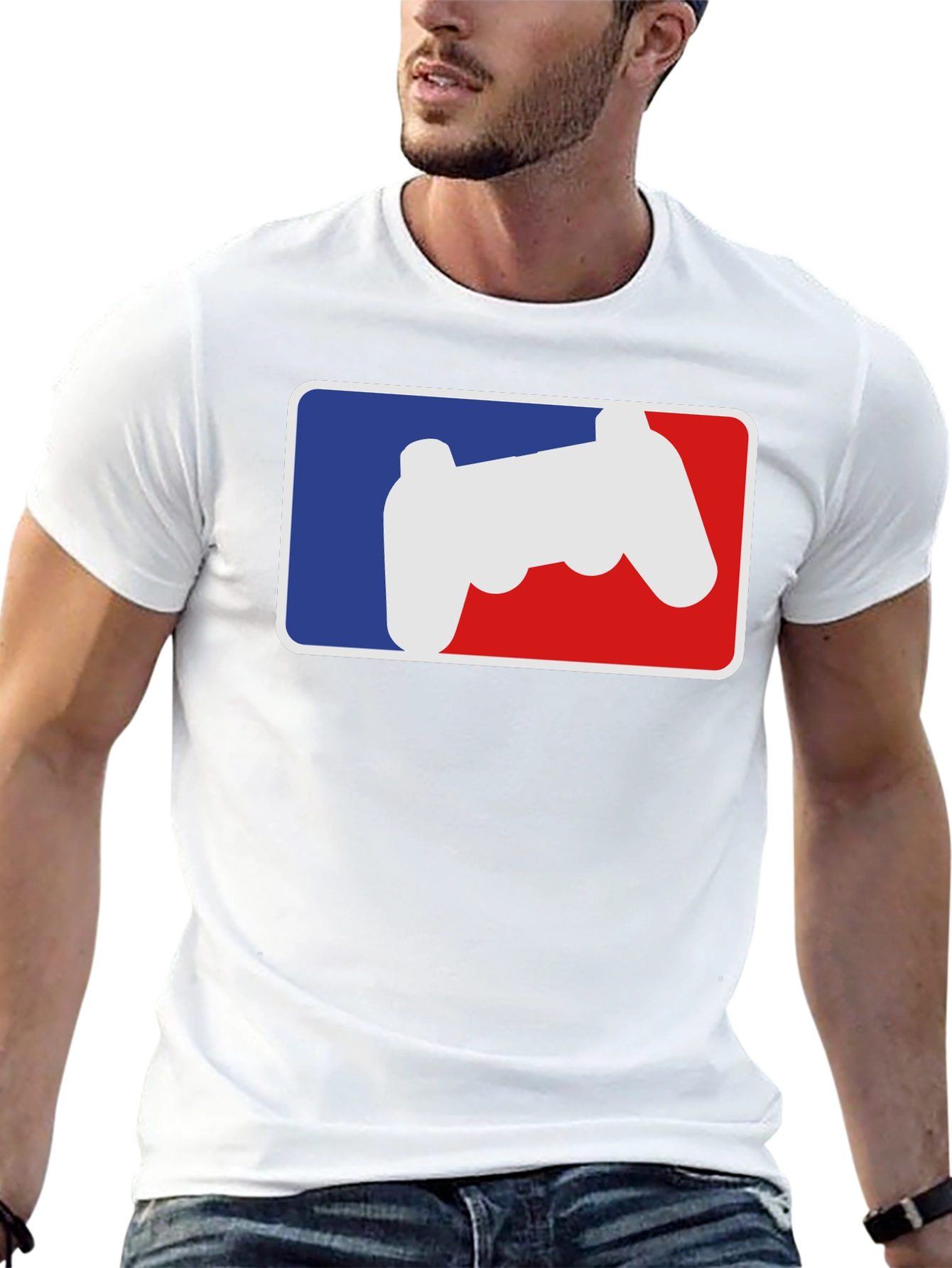 Gamer Controller Logo T-Shirt - Black