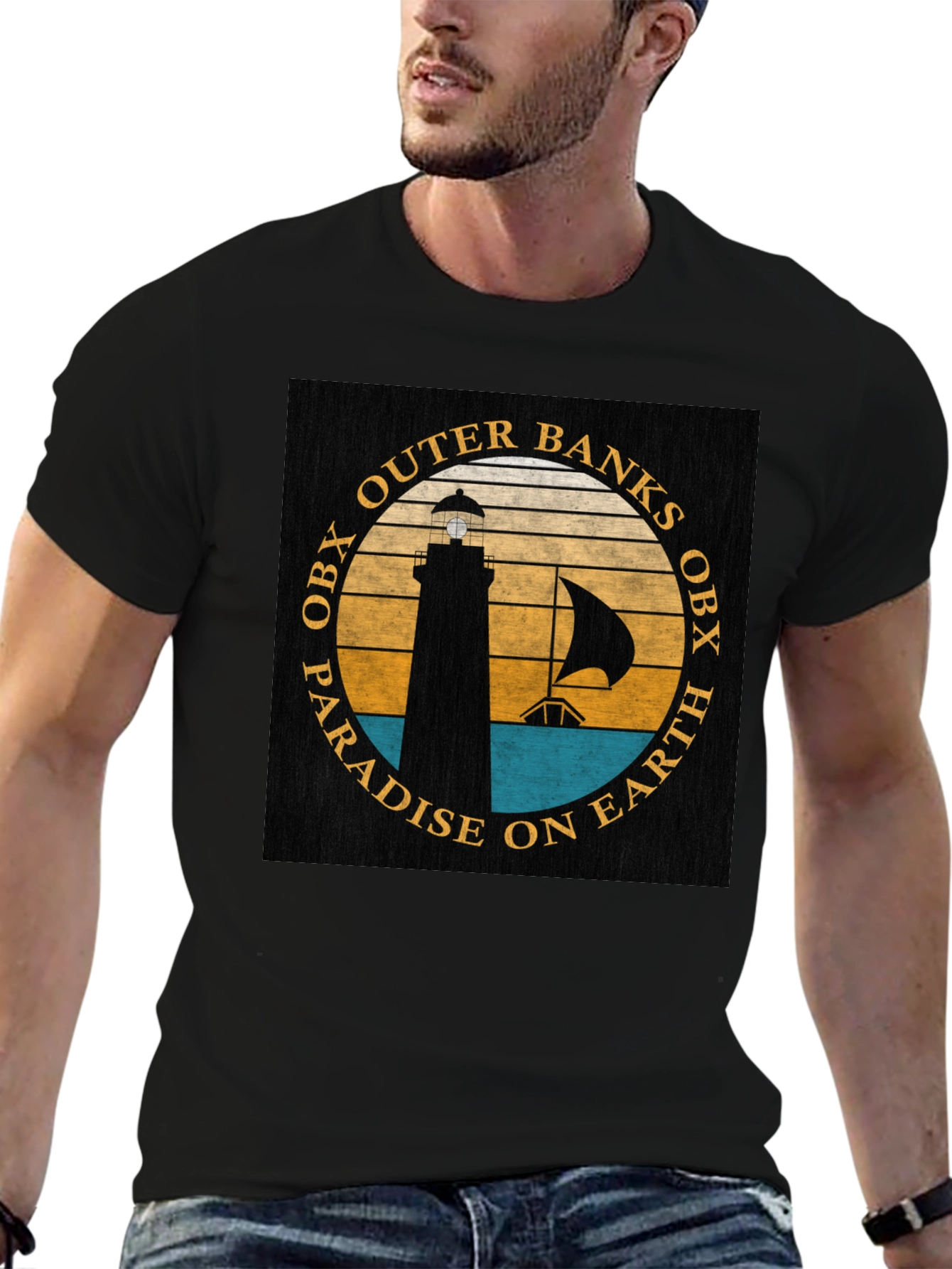 Outer Banks OBX Lighthouse T-Shirt