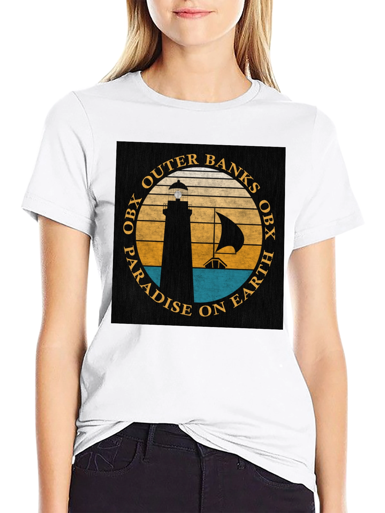 Outer Banks OBX Lighthouse T-Shirt