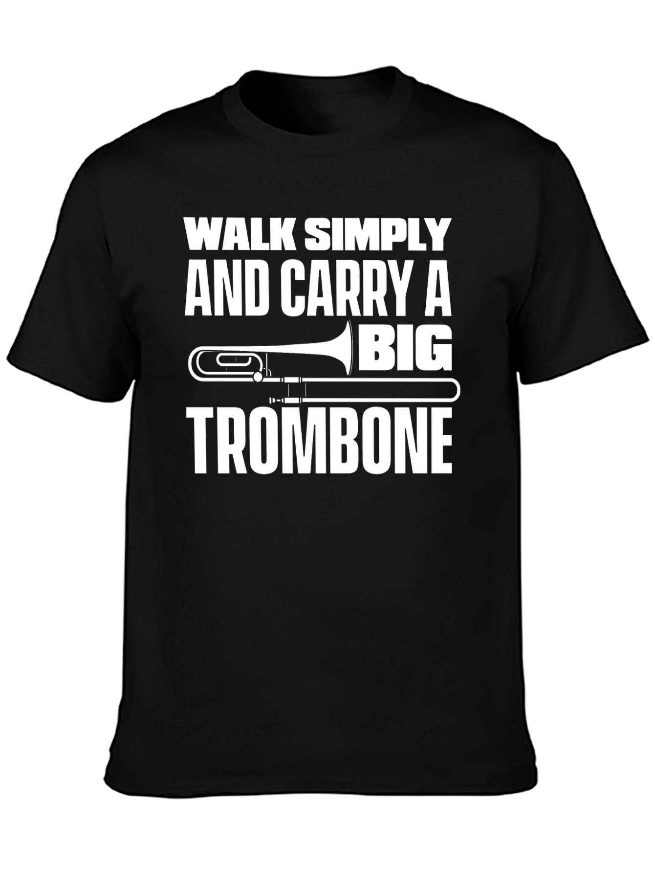 Walk Simply Trombone Graphic Tee