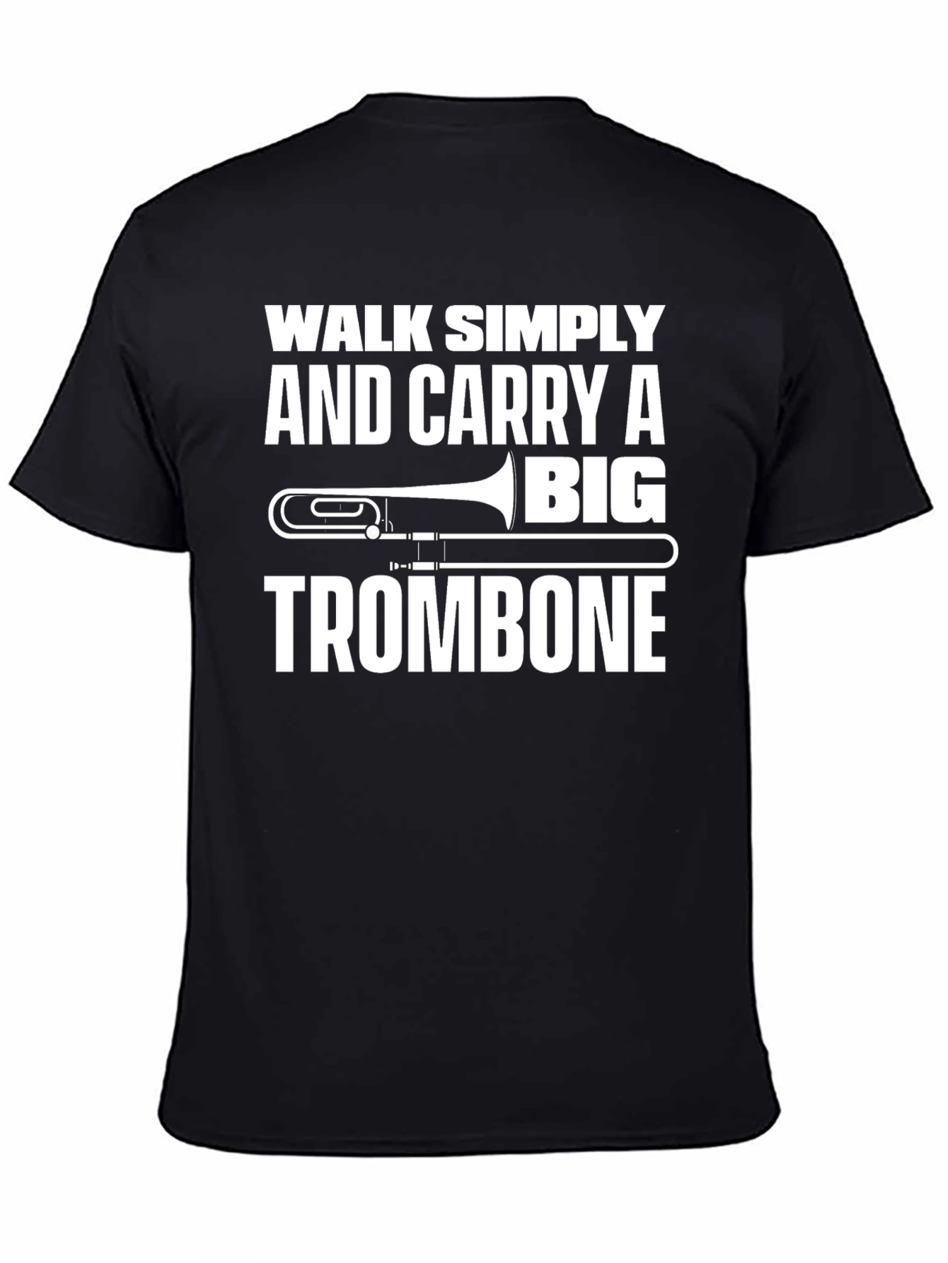 Walk Simply Trombone Graphic Tee