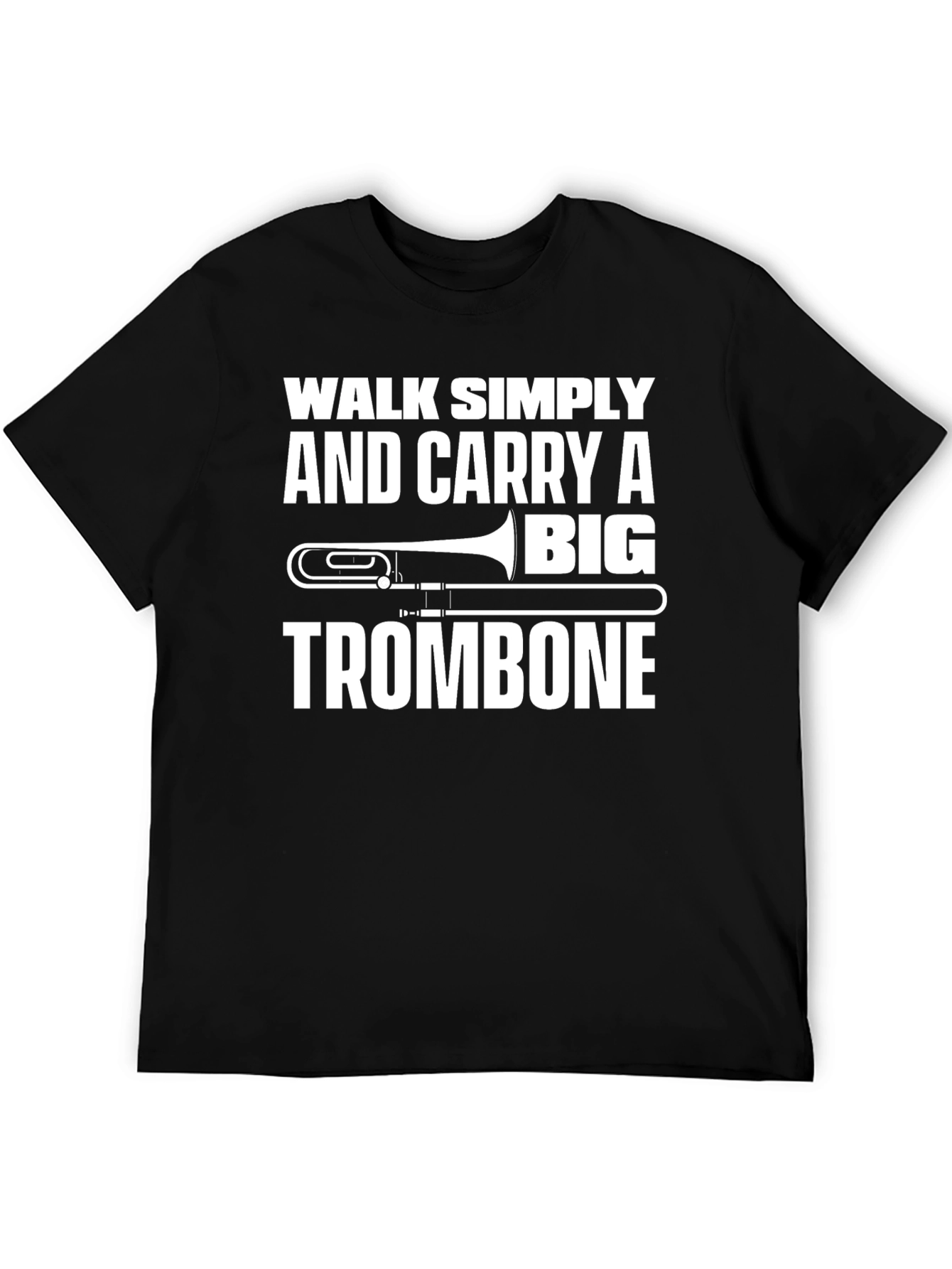 Walk Simply Trombone Graphic Tee