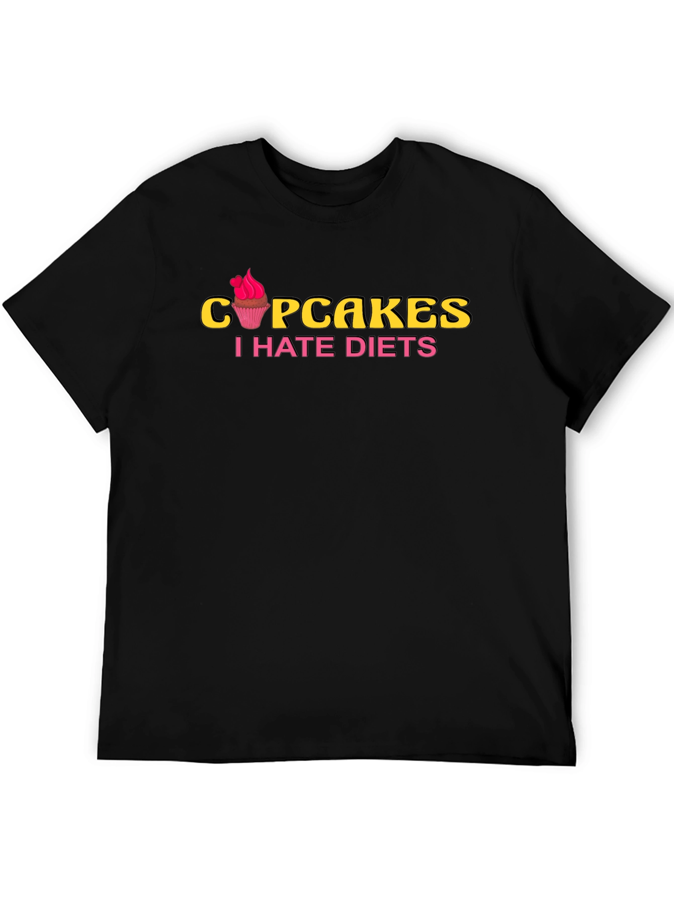 Cupcakes I Hate Diets Graphic Tee