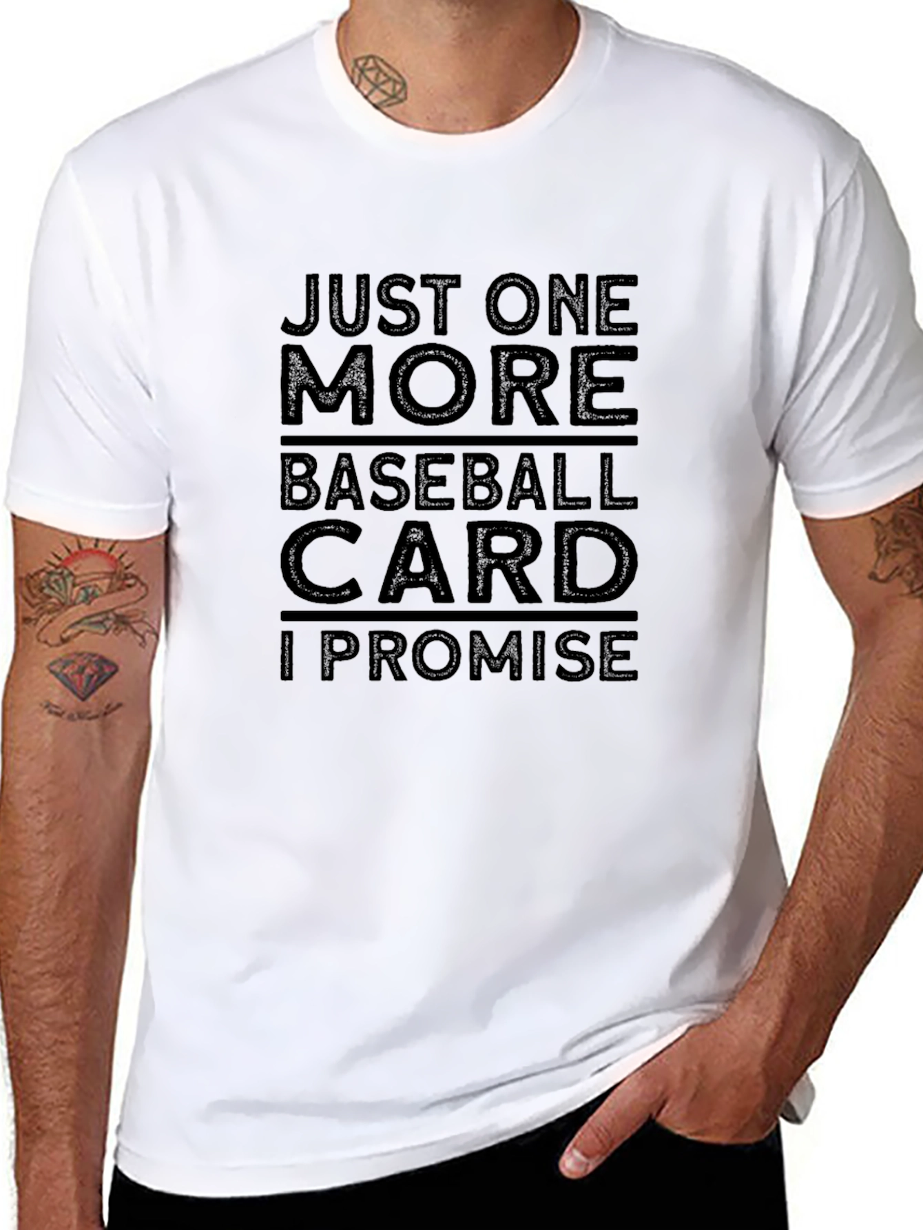 Just One More Baseball Card T-Shirt