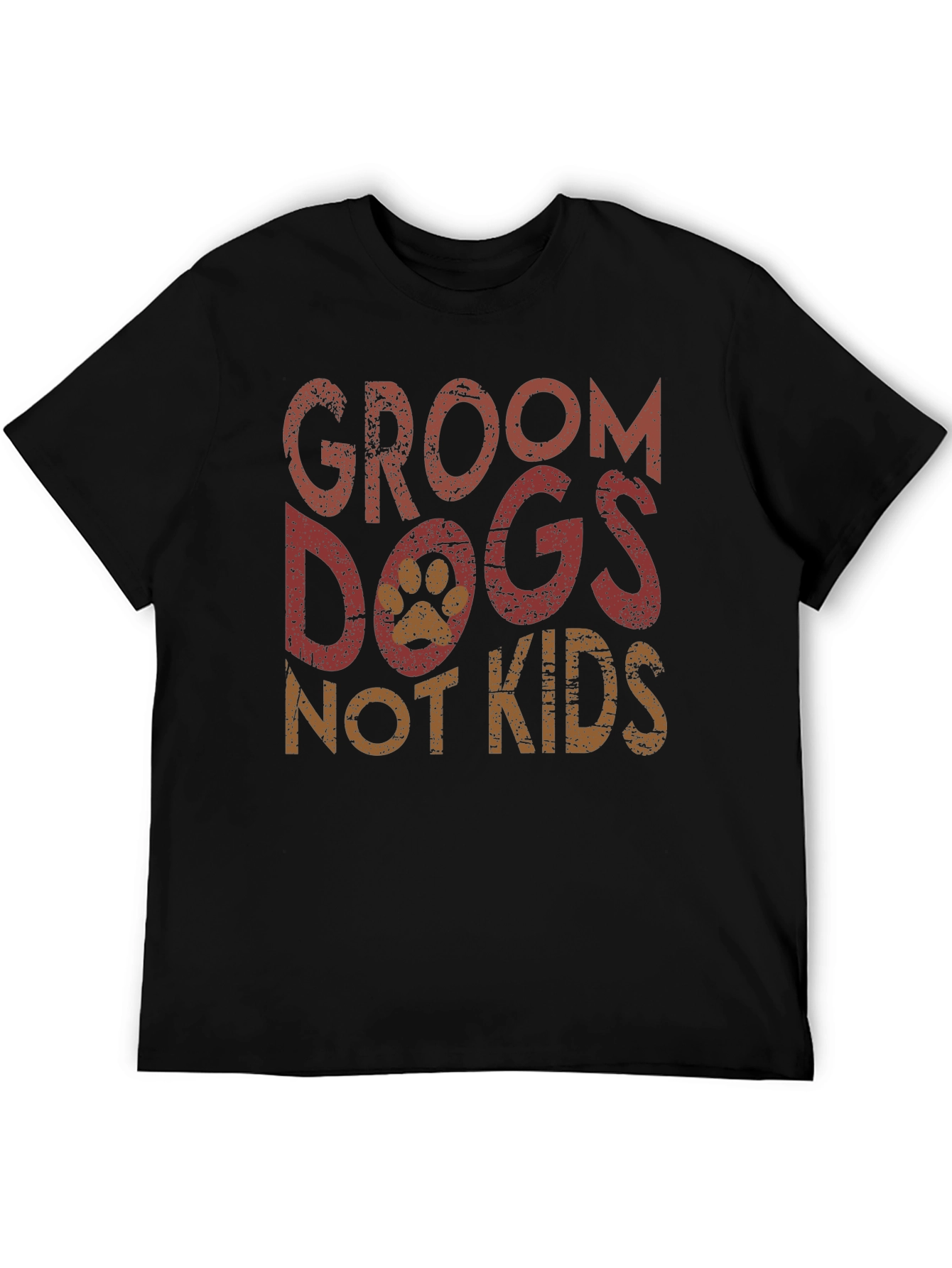 Groom Dogs Not Kids Graphic Tee