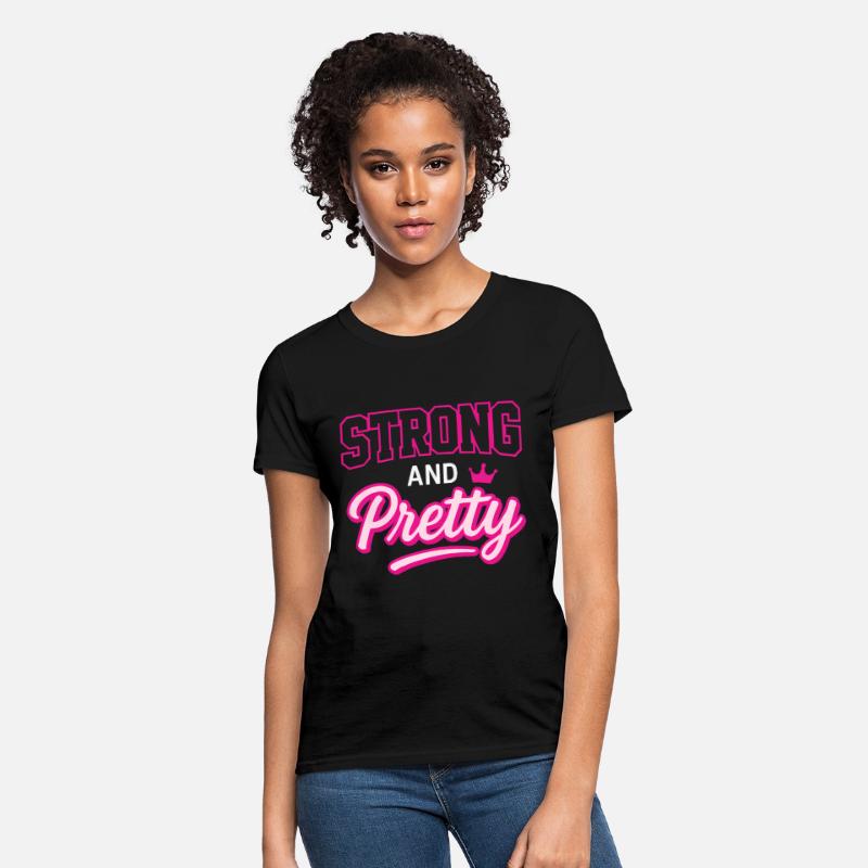 Strong and Pretty T-Shirt – Bold Feminine Design