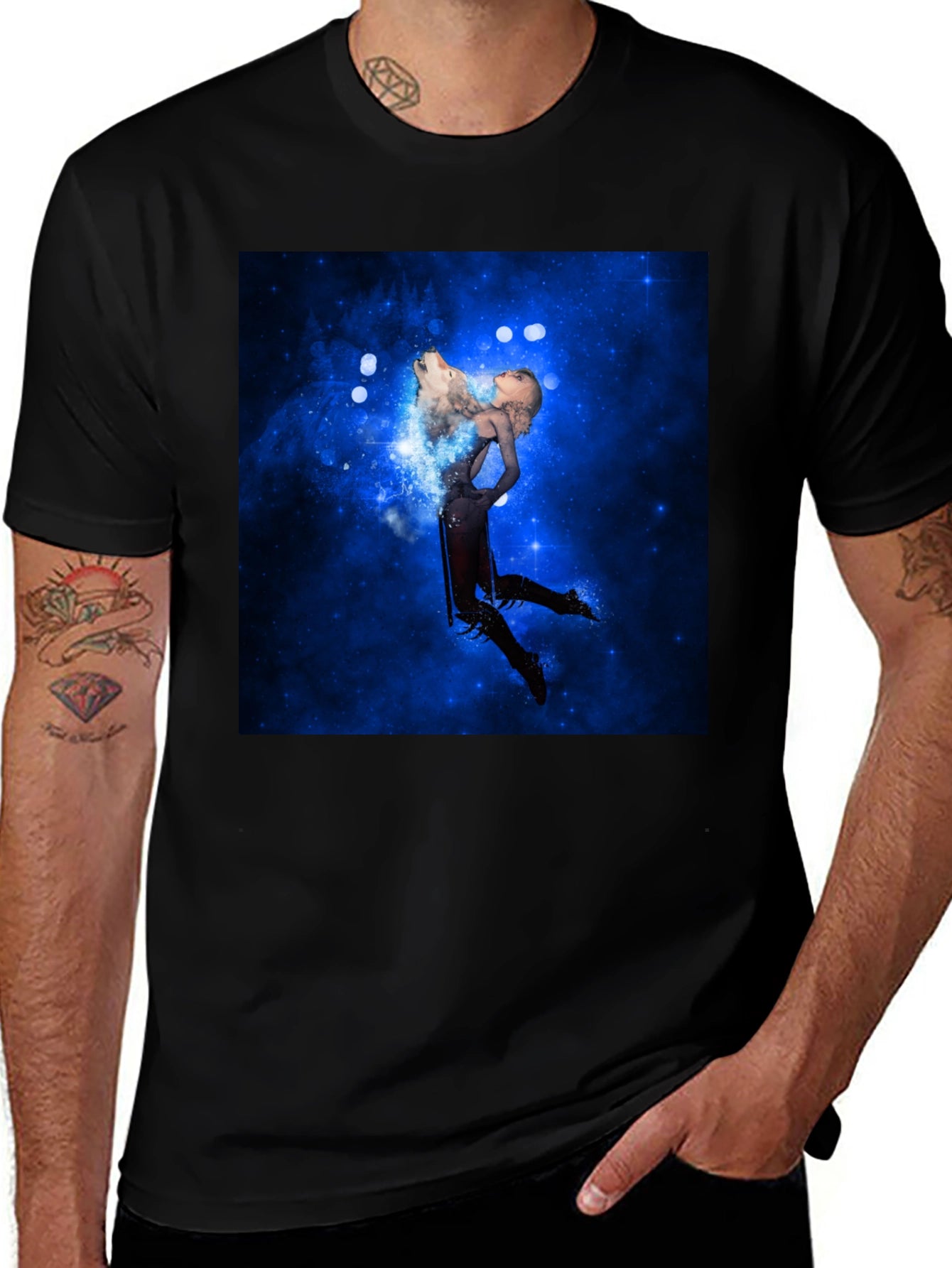 Galactic Dancer Black T-Shirt