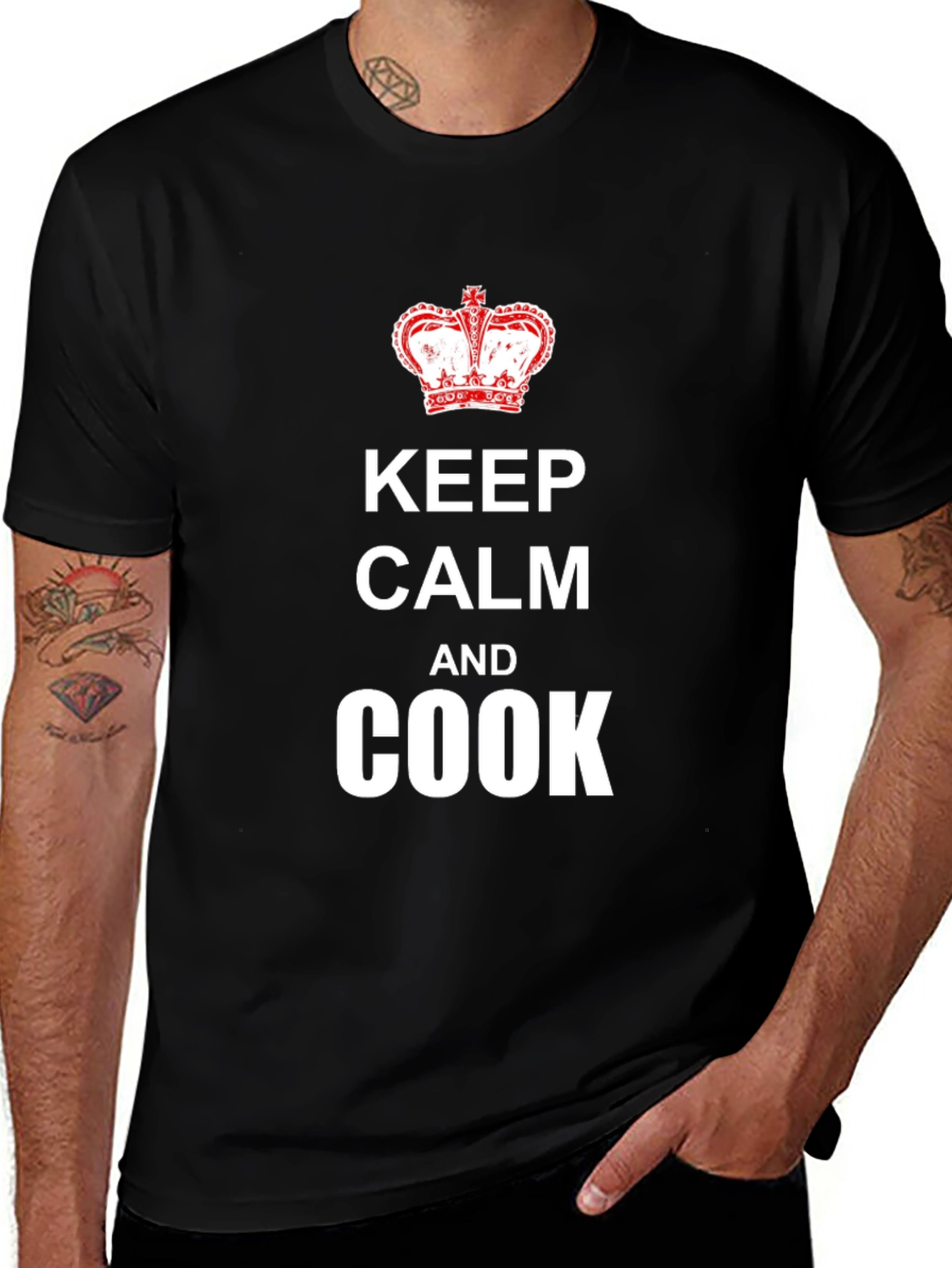 Keep Calm and Cook Graphic T-Shirt