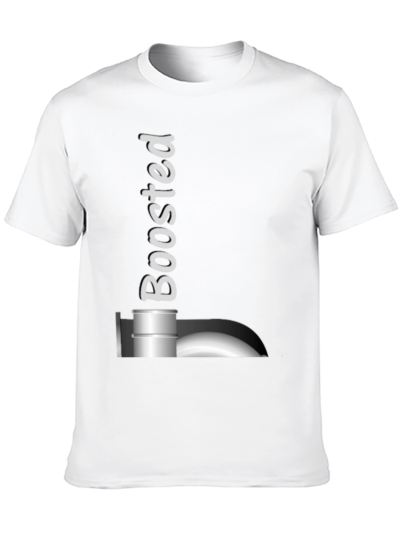 Boosted Black T-Shirt: Turbocharged Style!