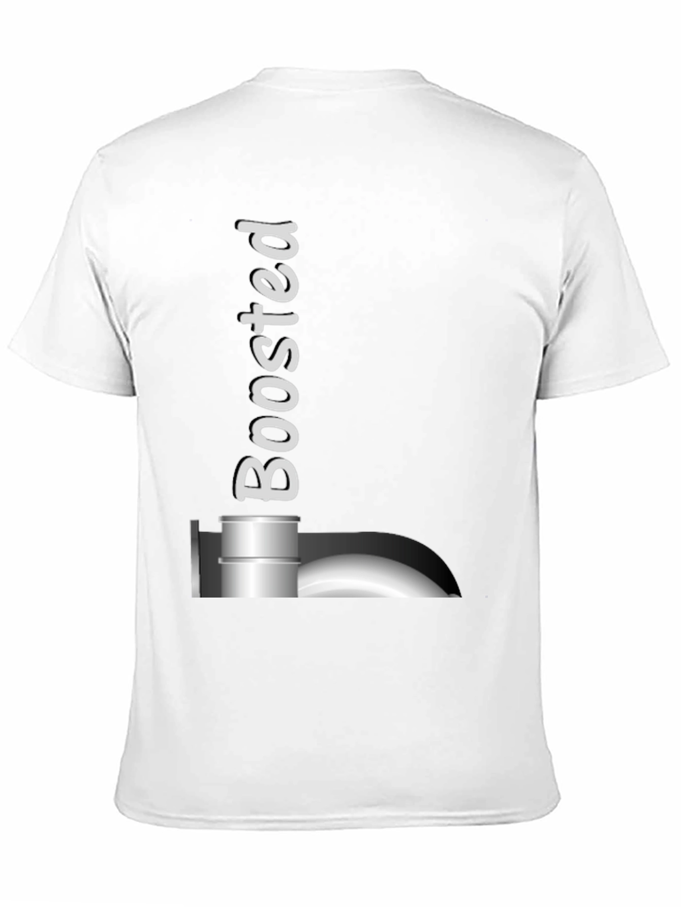 Boosted Black T-Shirt: Turbocharged Style!
