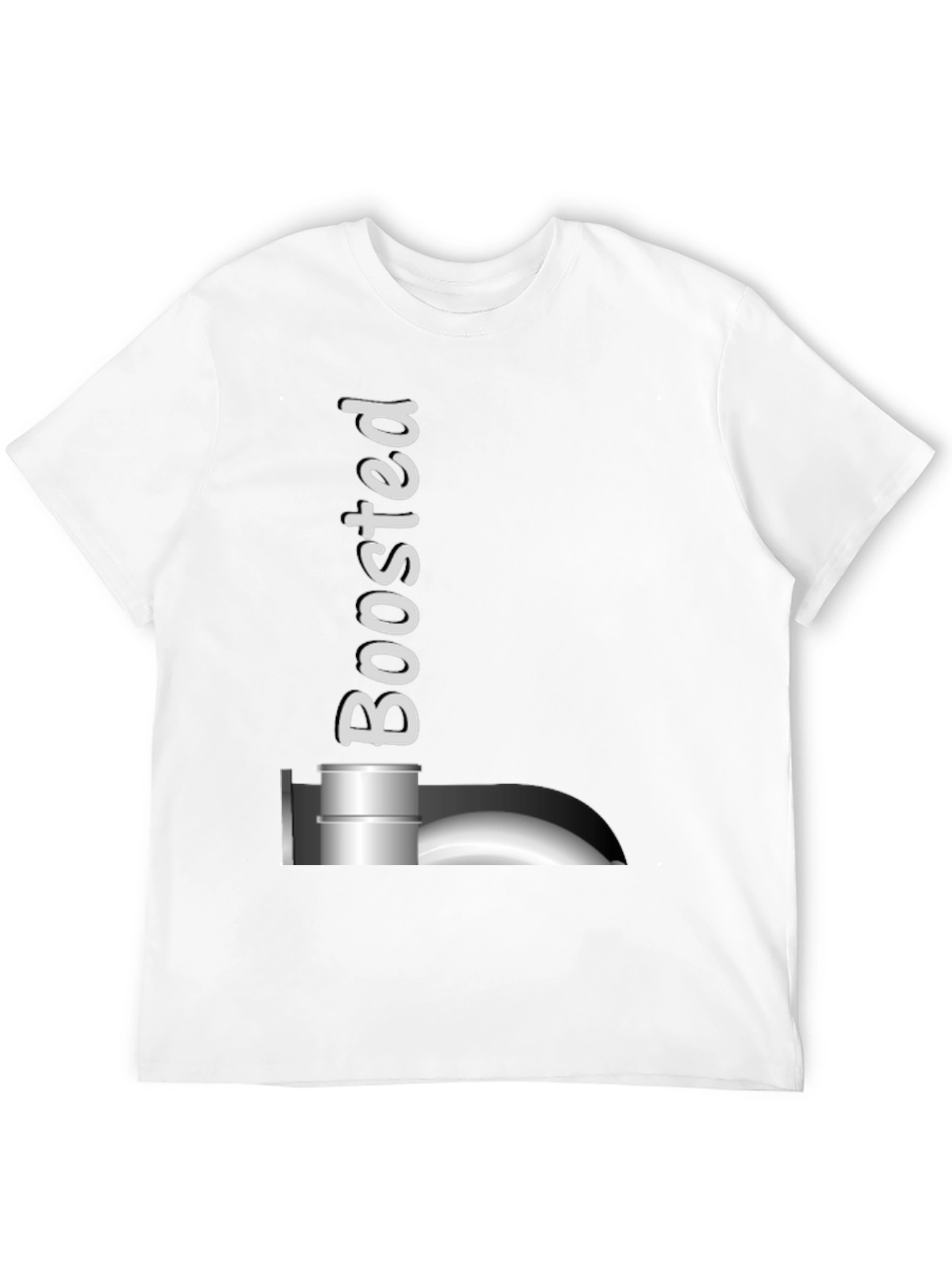 Boosted Black T-Shirt: Turbocharged Style!
