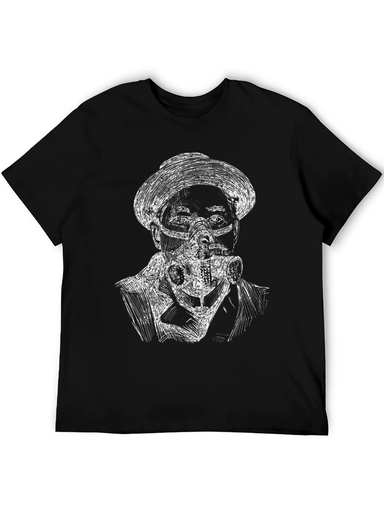 Steampunk Mask Tee - Edgy Graphic T-Shirt