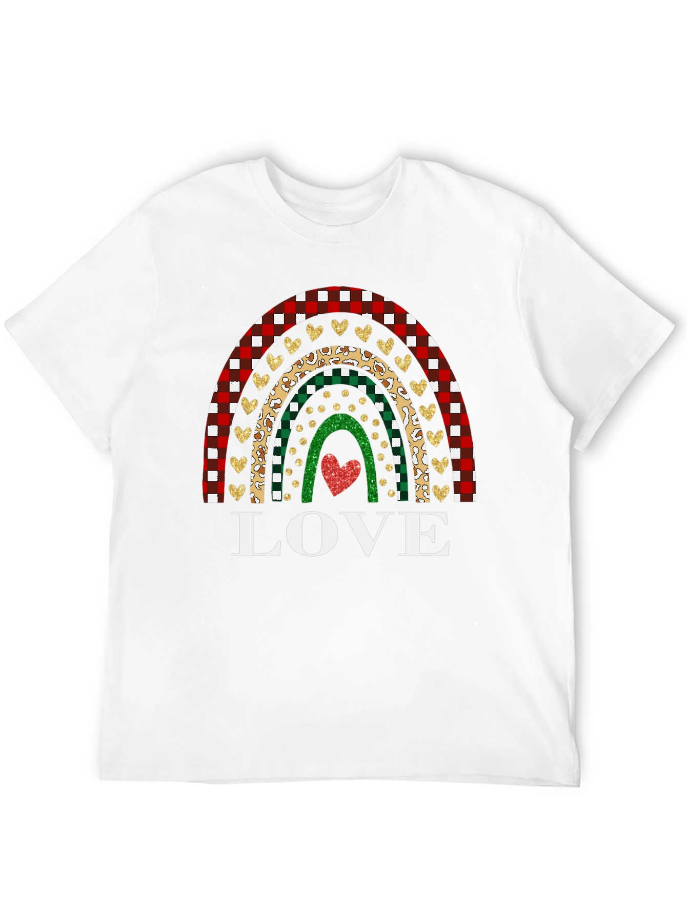 Love Rainbow Graphic Tee - Valentines Day Shirt