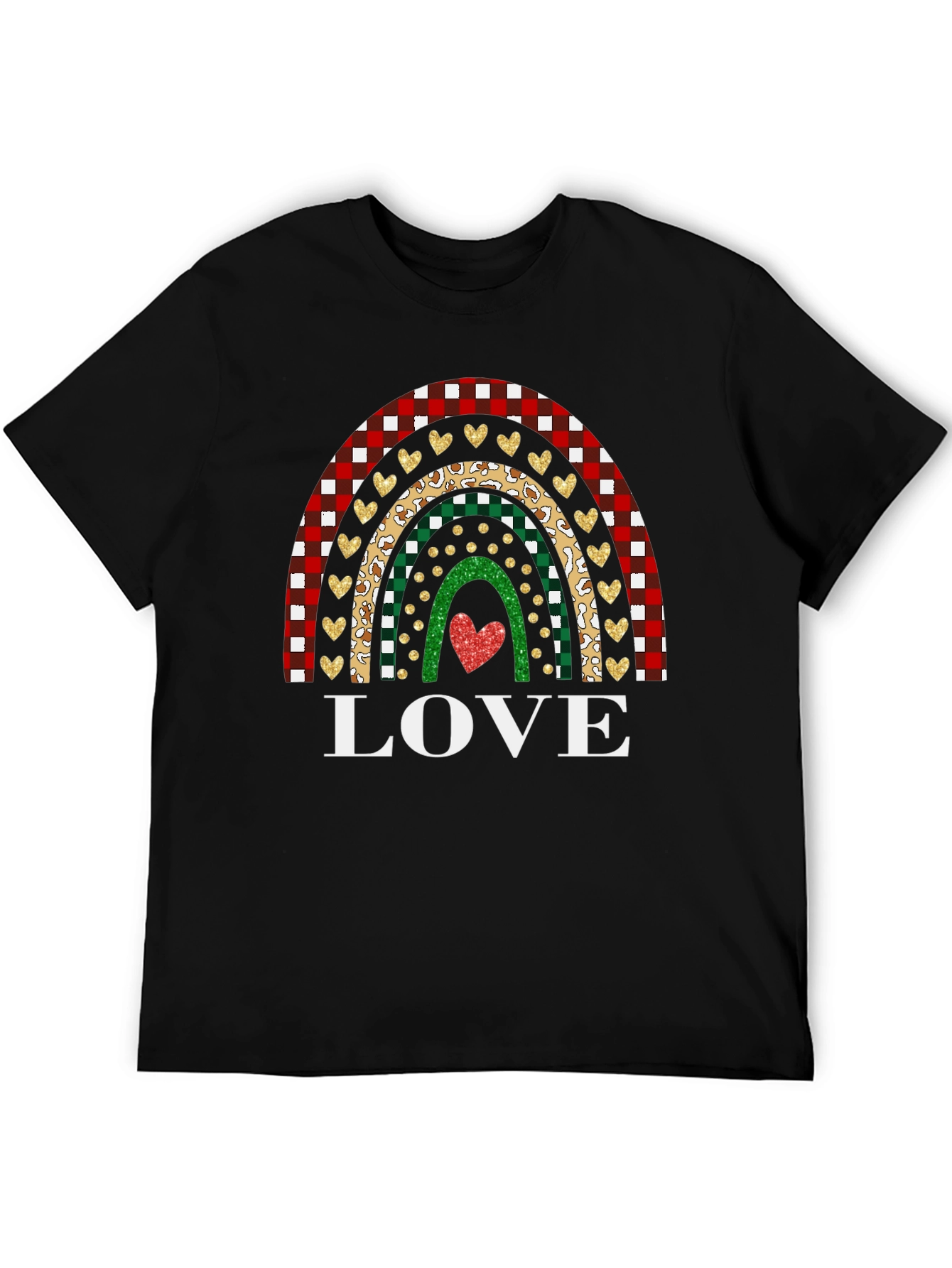 Love Rainbow Graphic Tee - Valentines Day Shirt