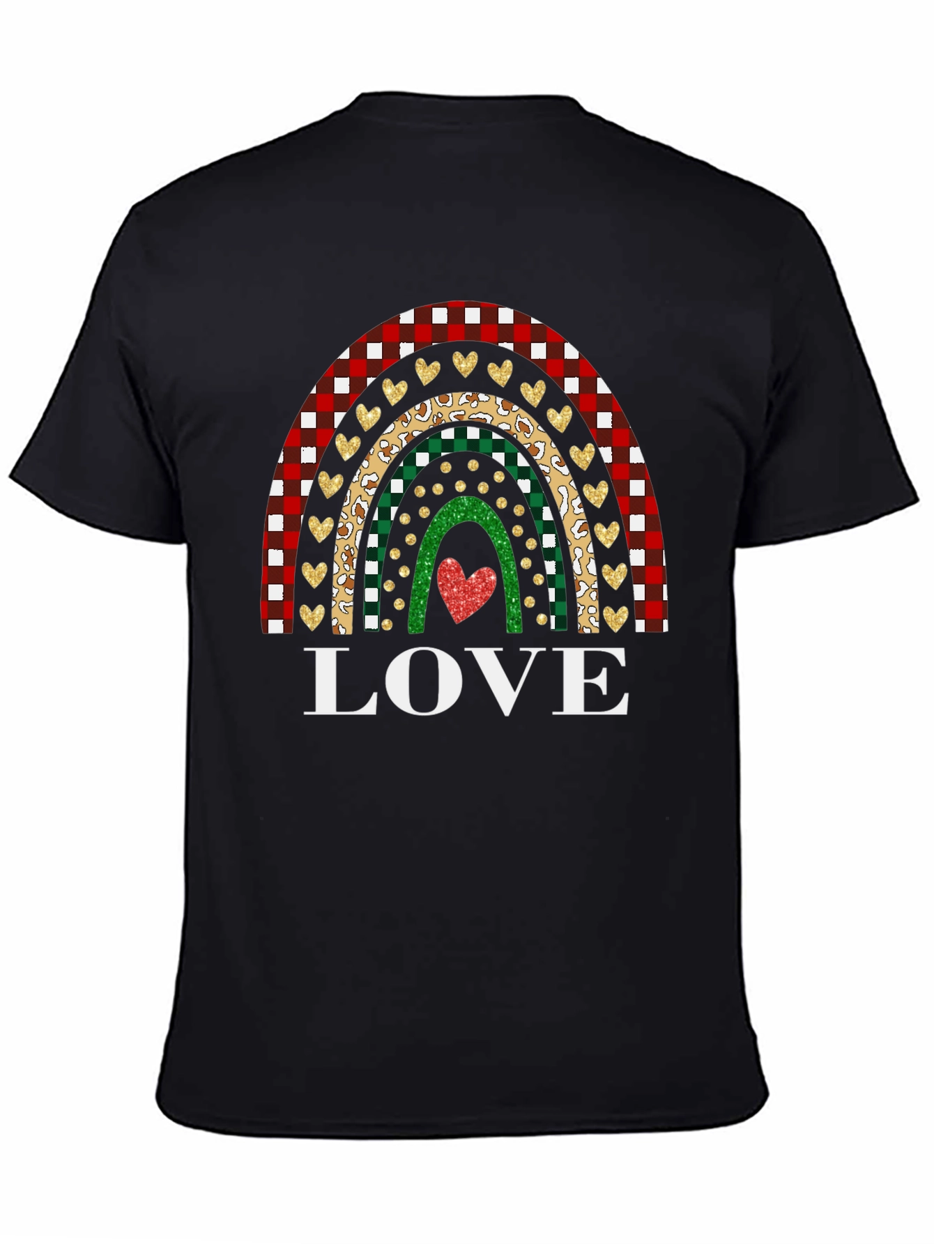 Love Rainbow Graphic Tee - Valentines Day Shirt