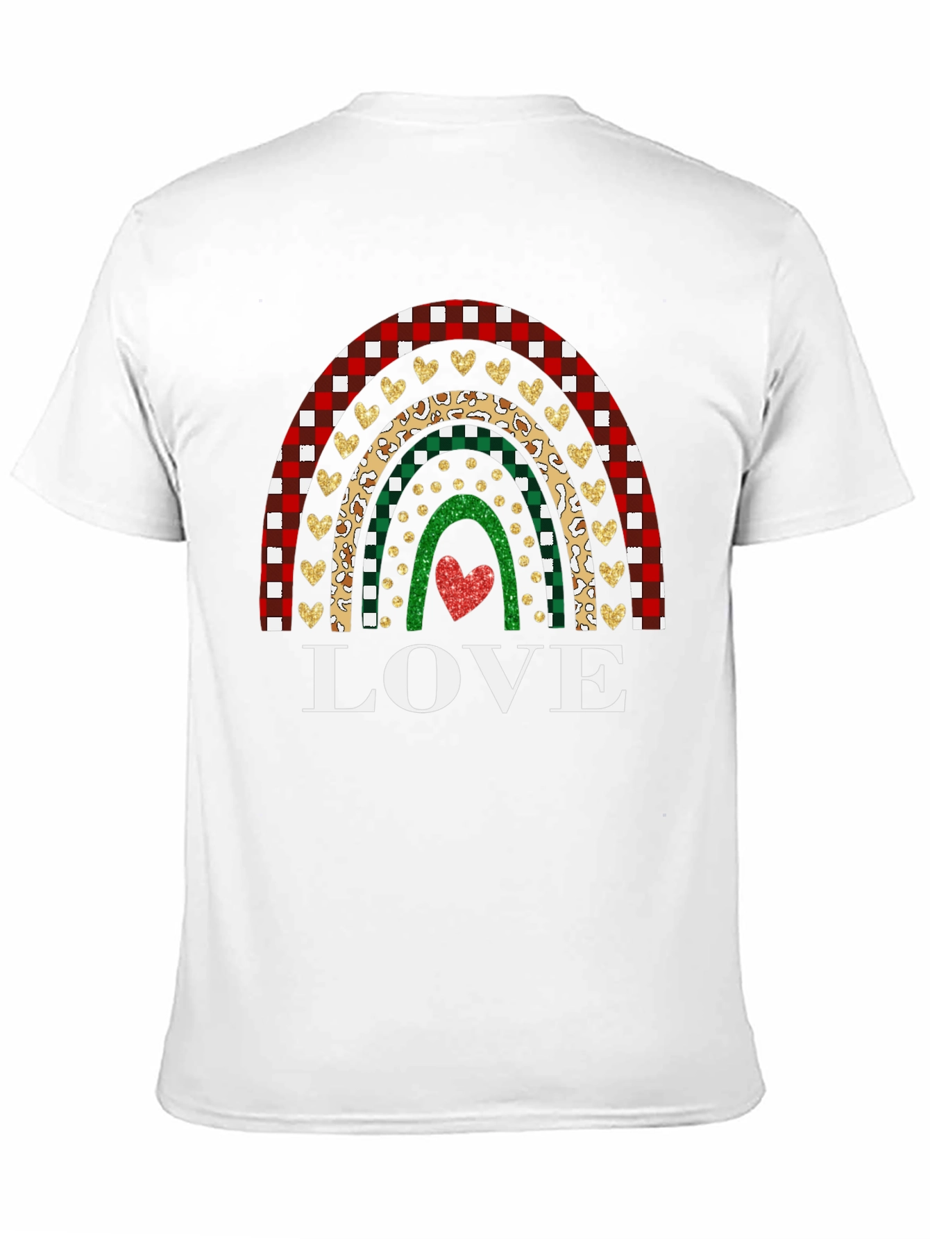 Love Rainbow Graphic Tee - Valentines Day Shirt