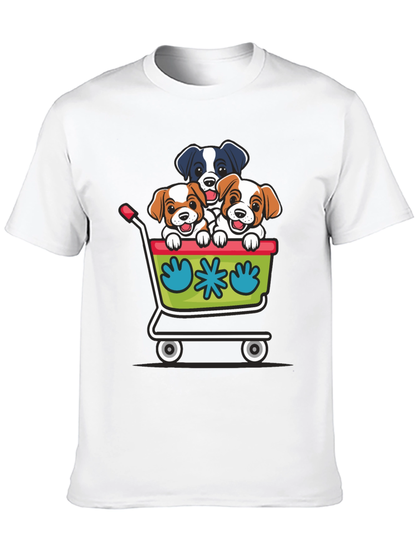 Puppy Cart Graphic Tee