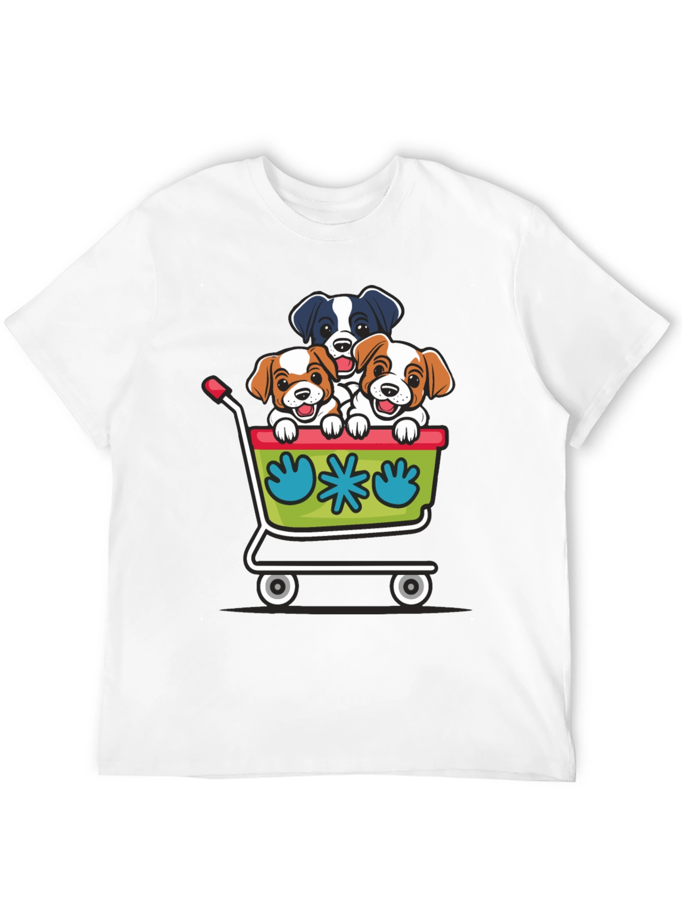 Puppy Cart Graphic Tee