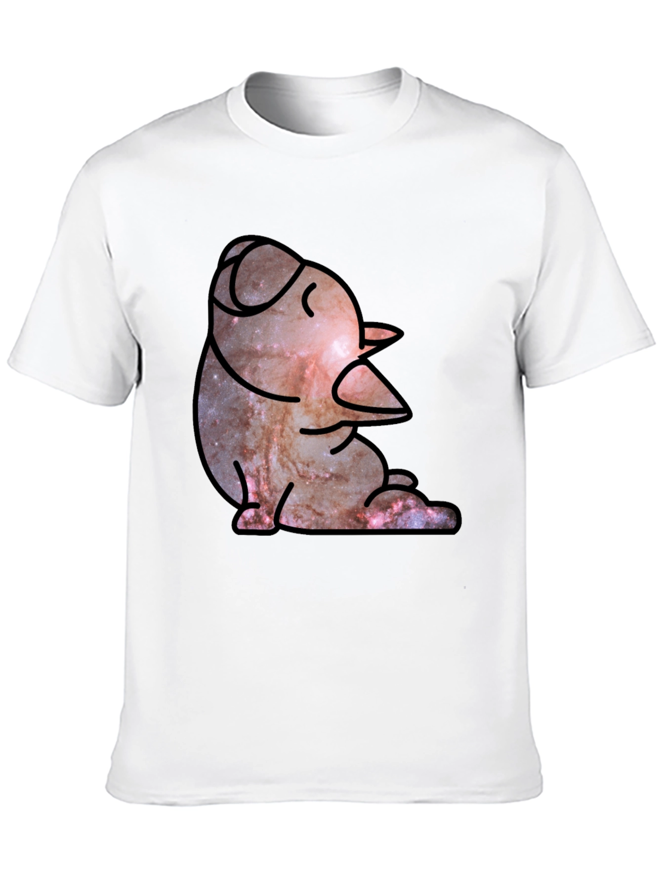 Galaxy Chick T-Shirt - Quirky Space Tee