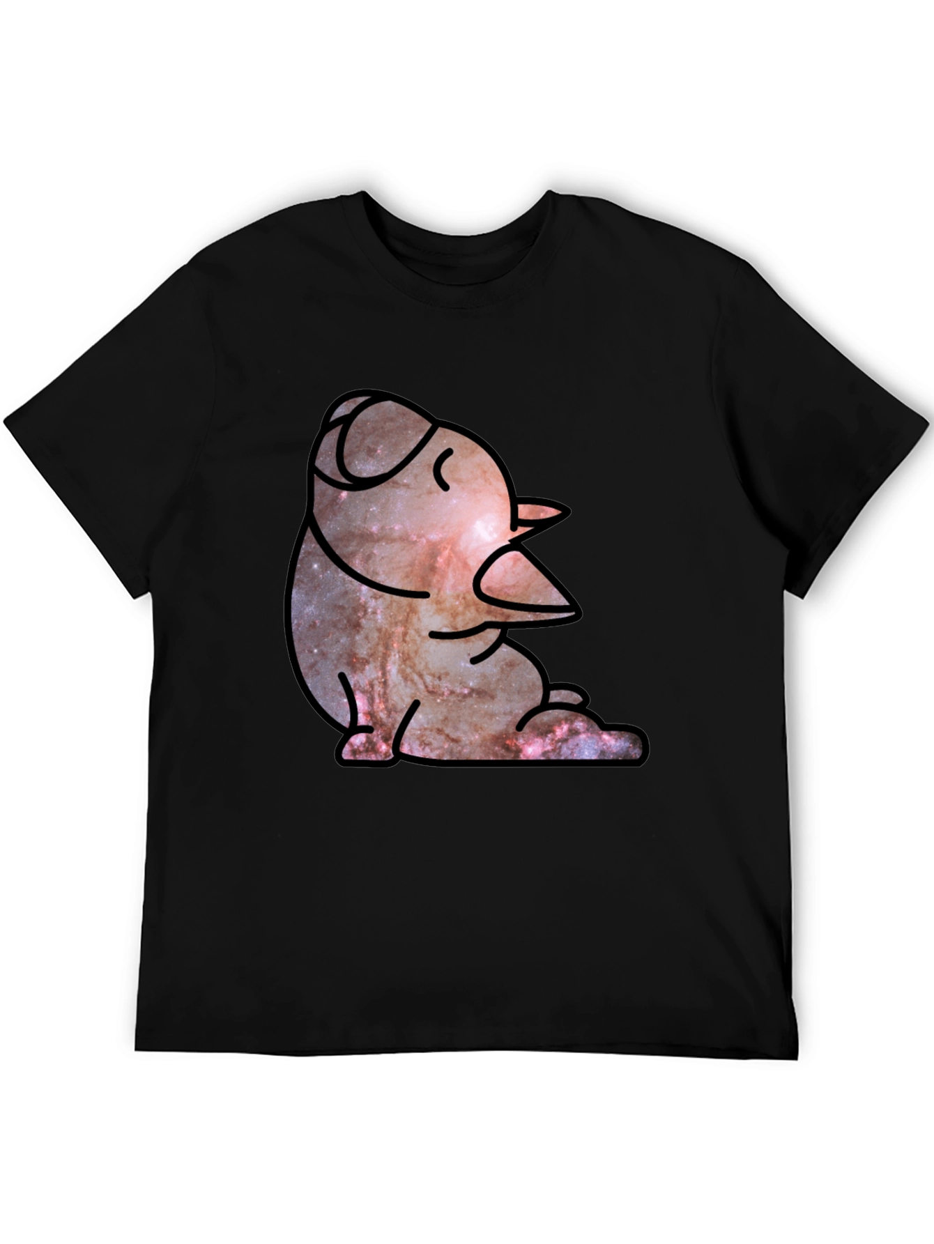 Galaxy Chick T-Shirt - Quirky Space Tee
