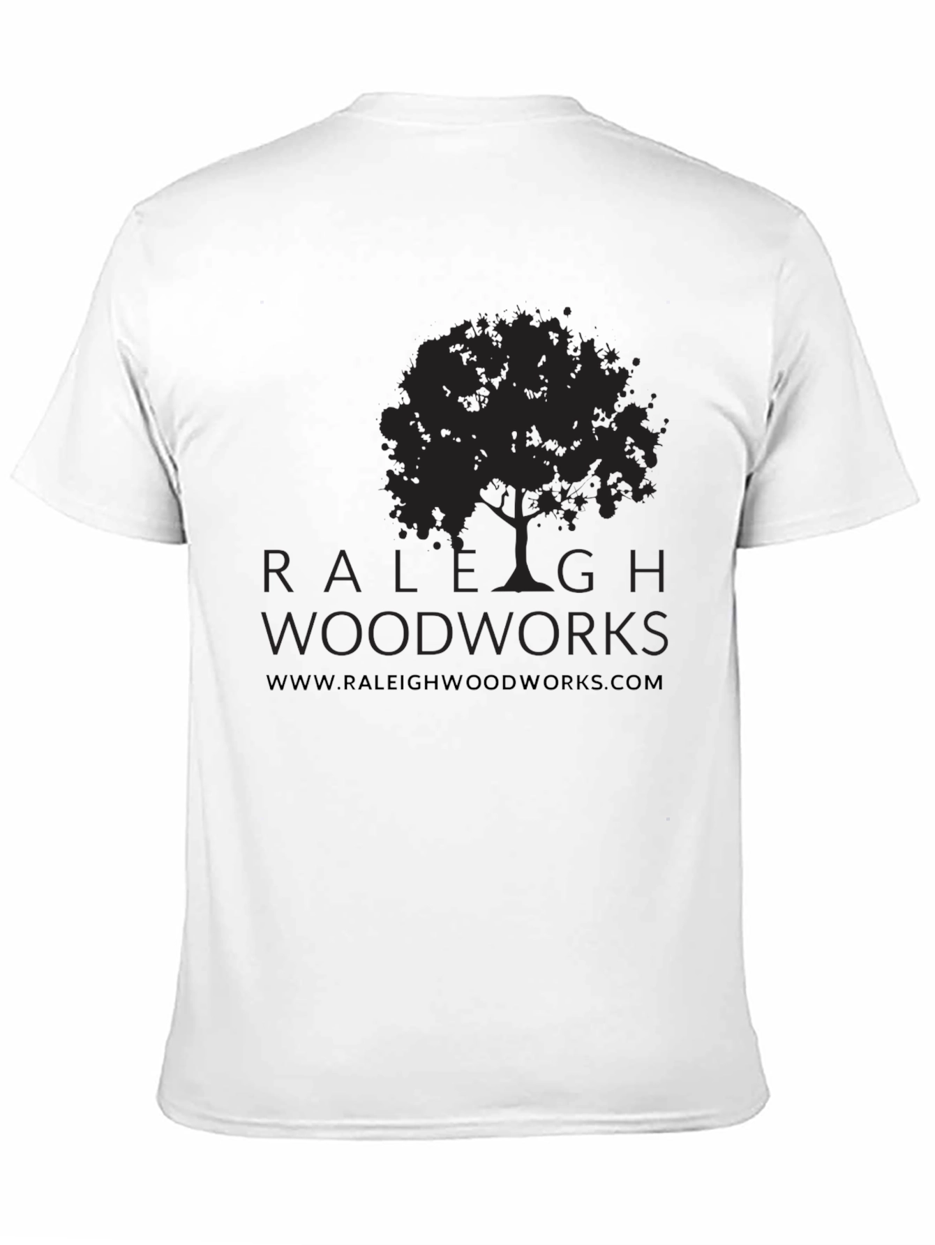 Raleigh Woodworks Black Graphic Tee