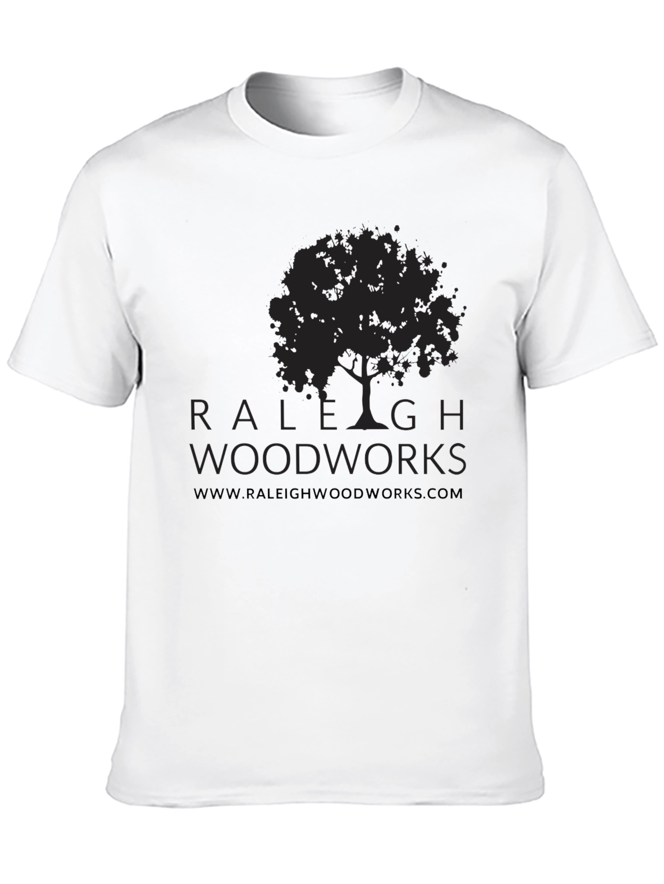 Raleigh Woodworks Black Graphic Tee