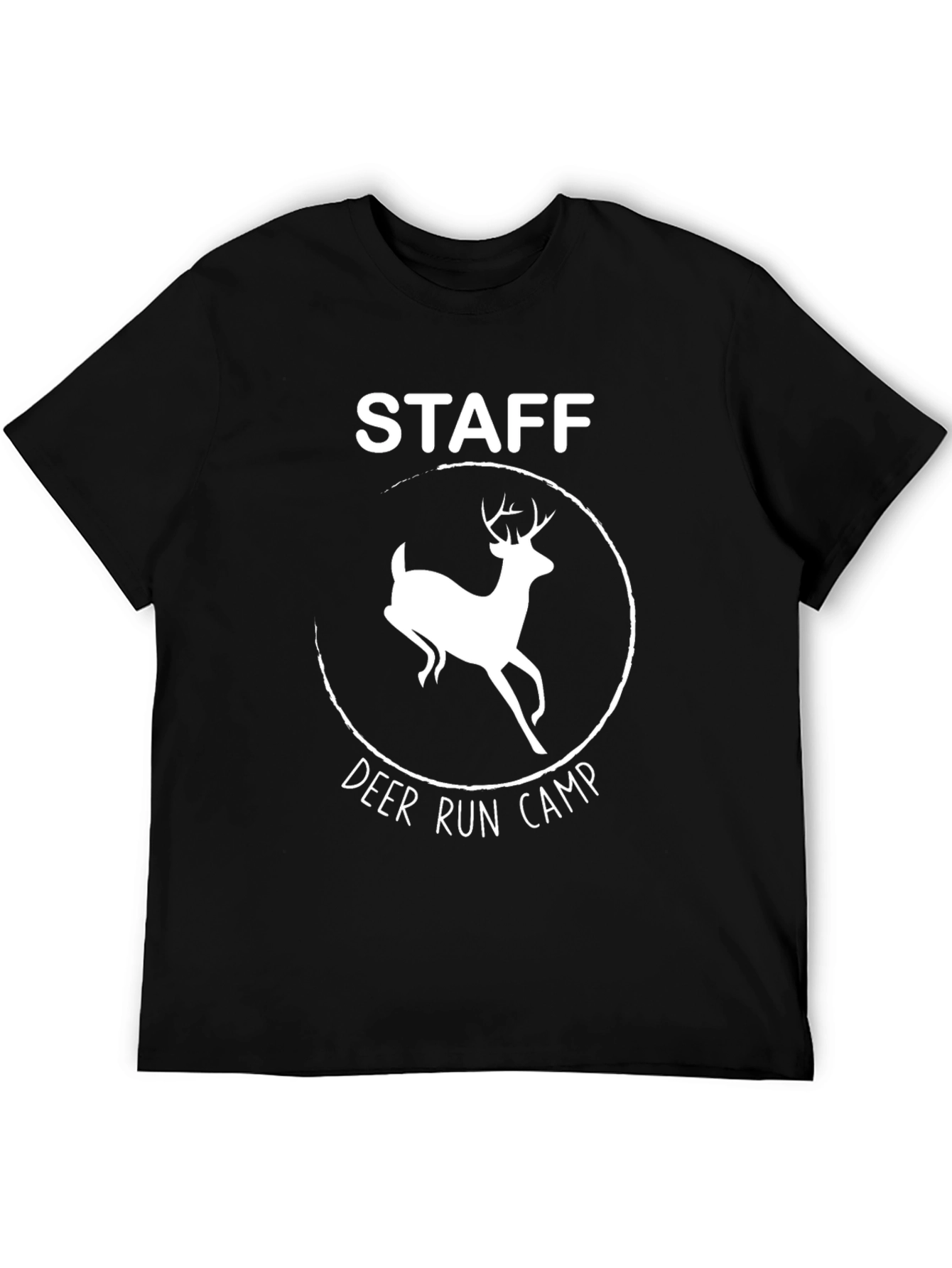 Deer Run Camp Staff T-Shirt Black