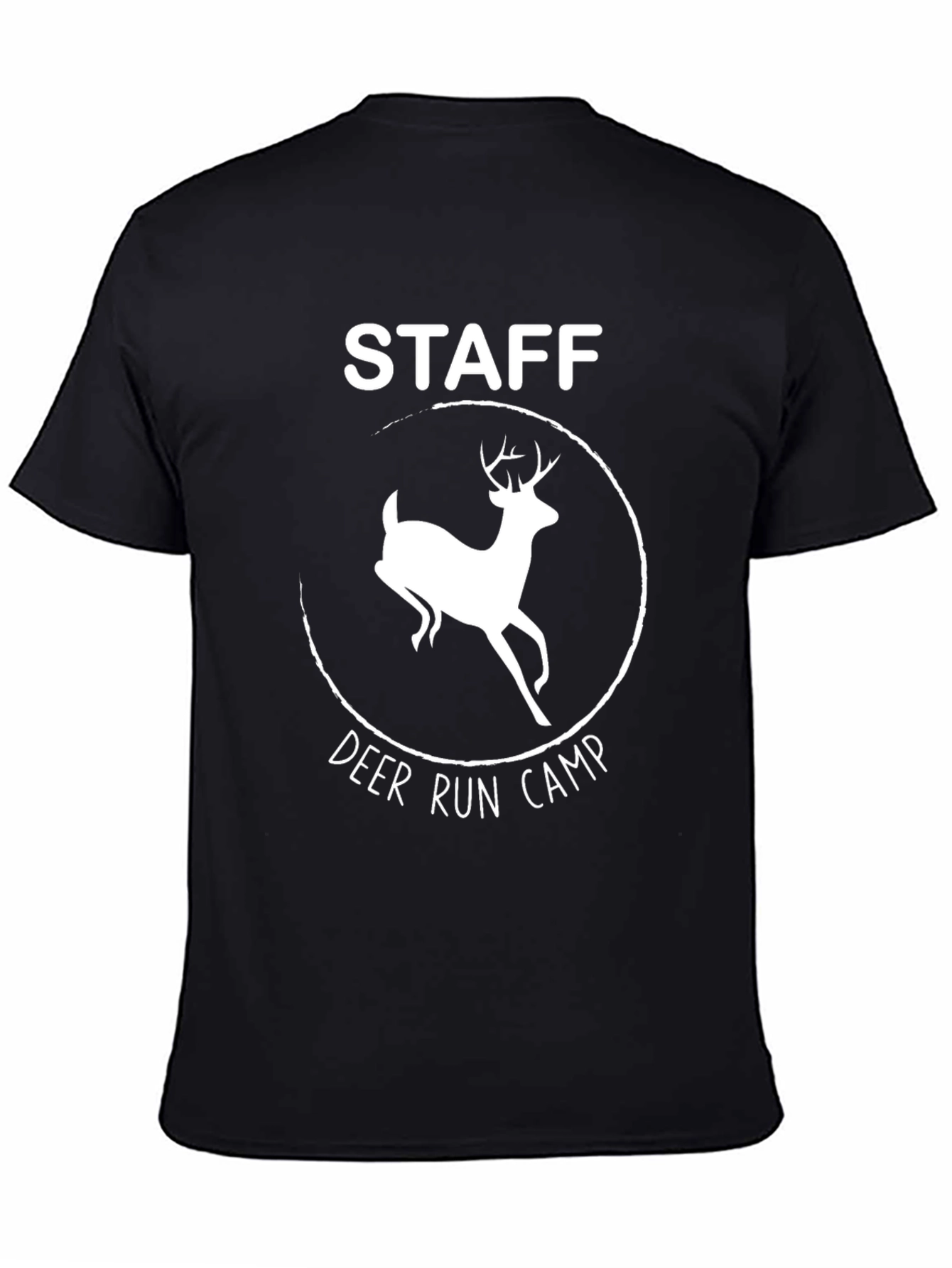 Deer Run Camp Staff T-Shirt Black