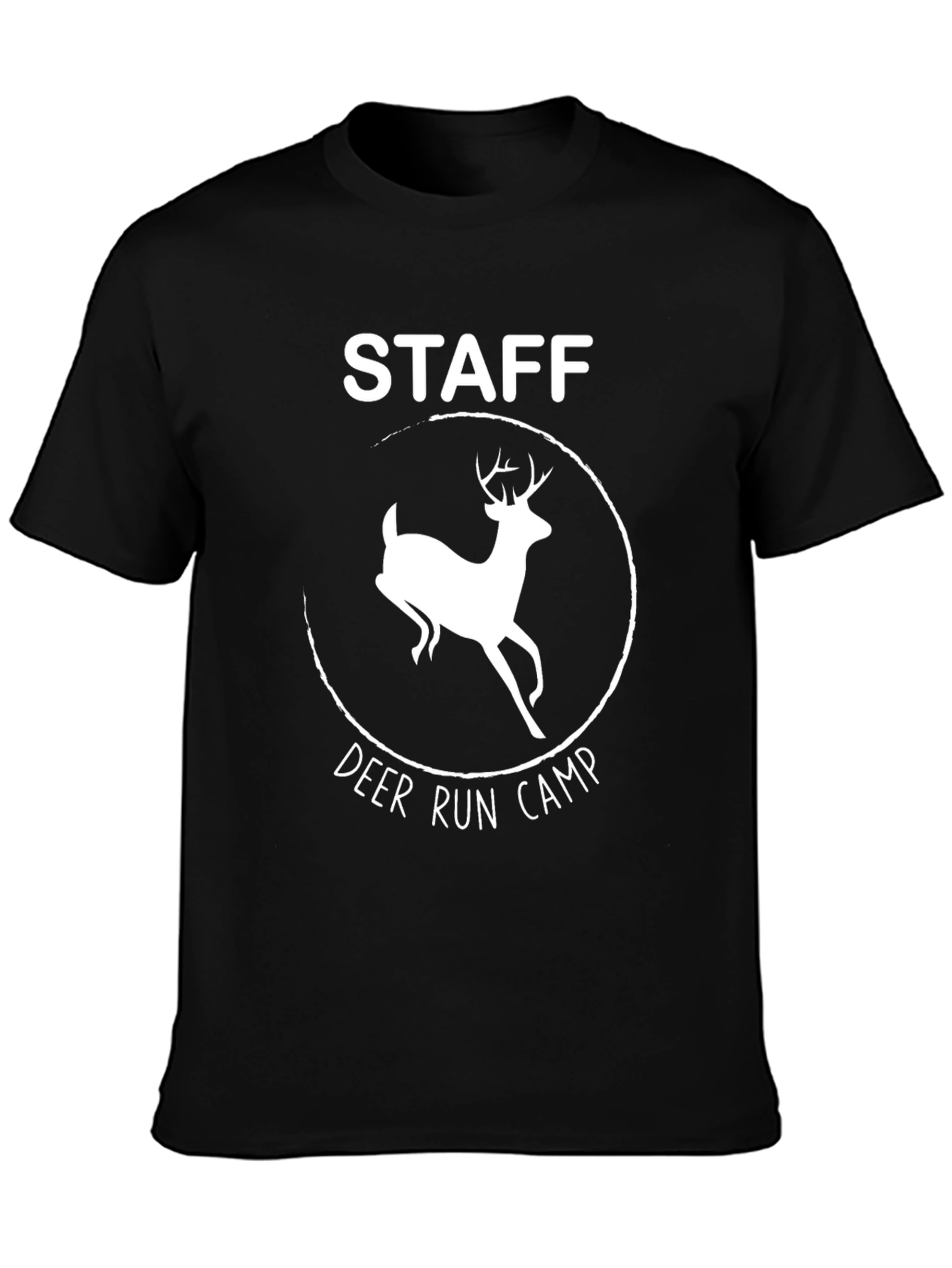Deer Run Camp Staff T-Shirt Black