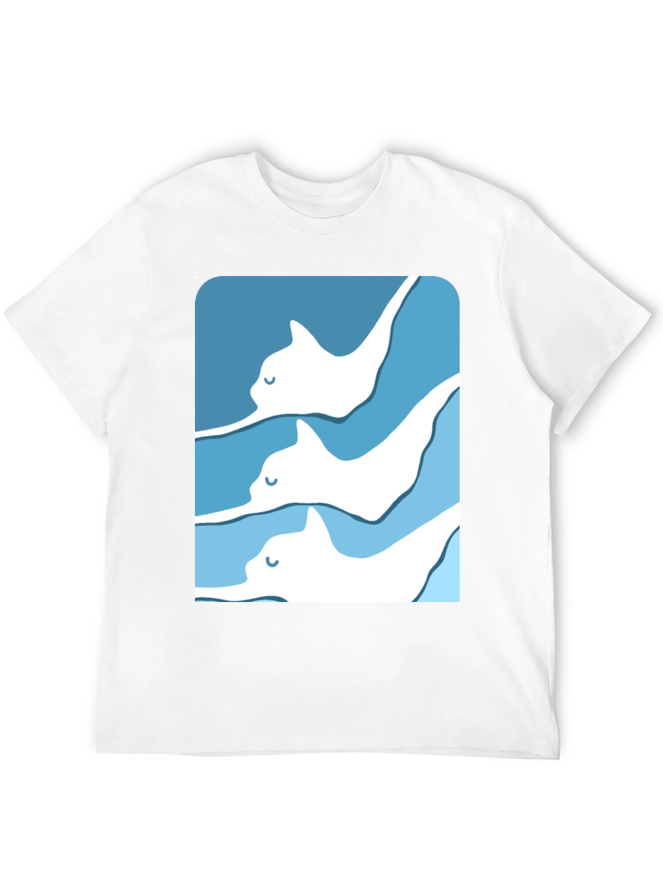 Manta Ray Graphic Tee - Cool Ocean Design T-Shirt