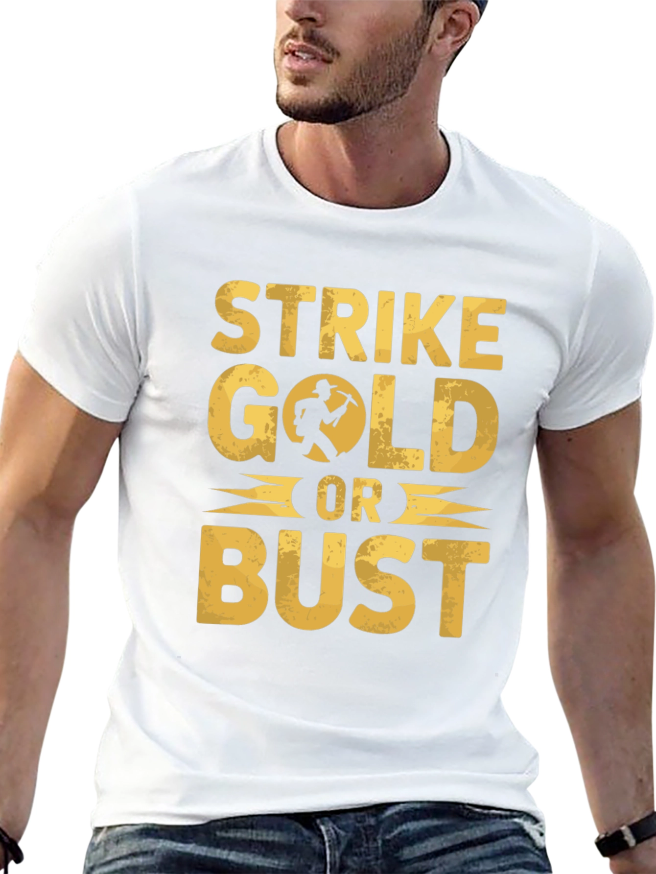 Strike Gold Or Bust Graphic Tee