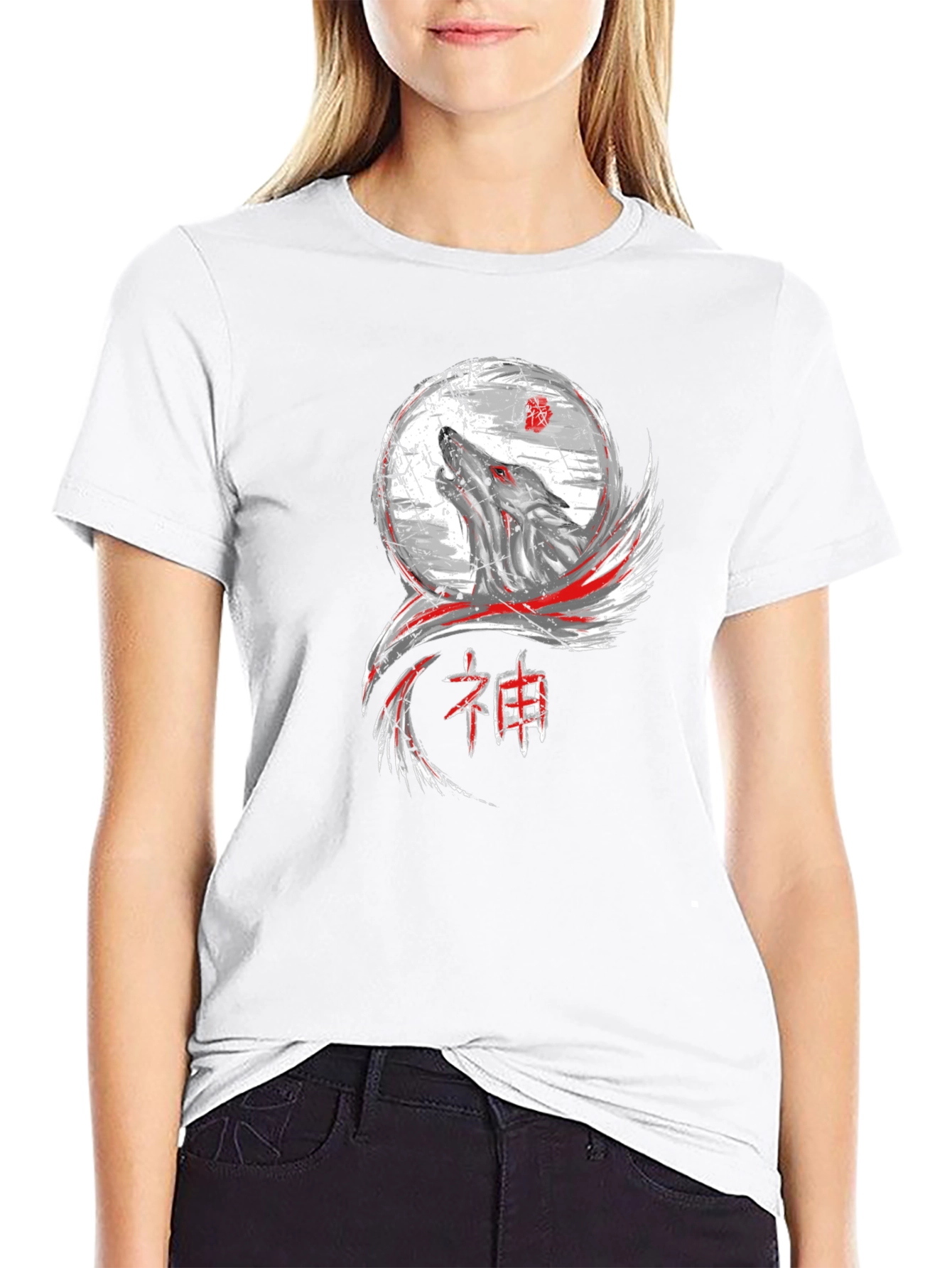 Wolf Moon T-Shirt - Graphic Tee for Men