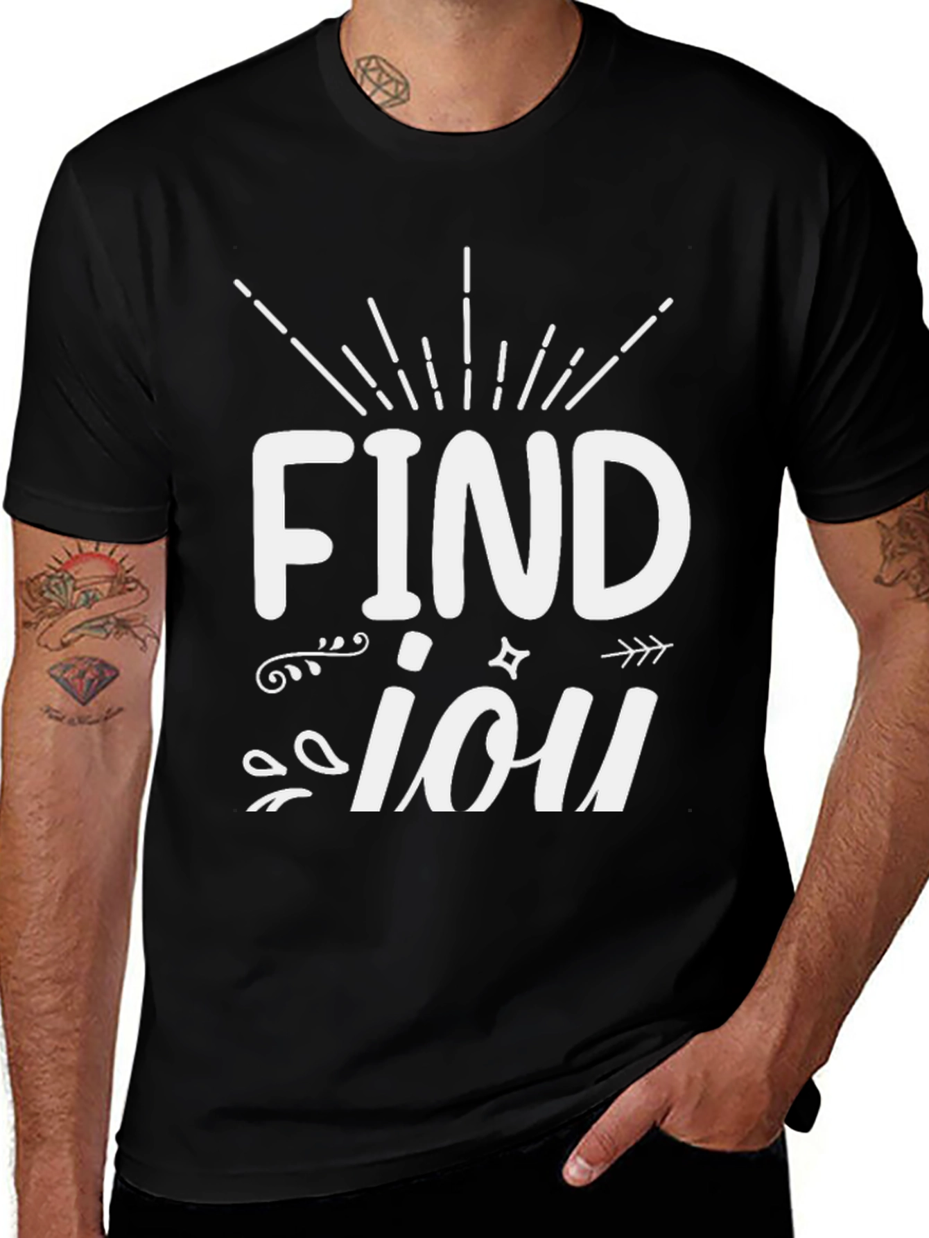 Find You Graphic Tee - Stylish Comfort