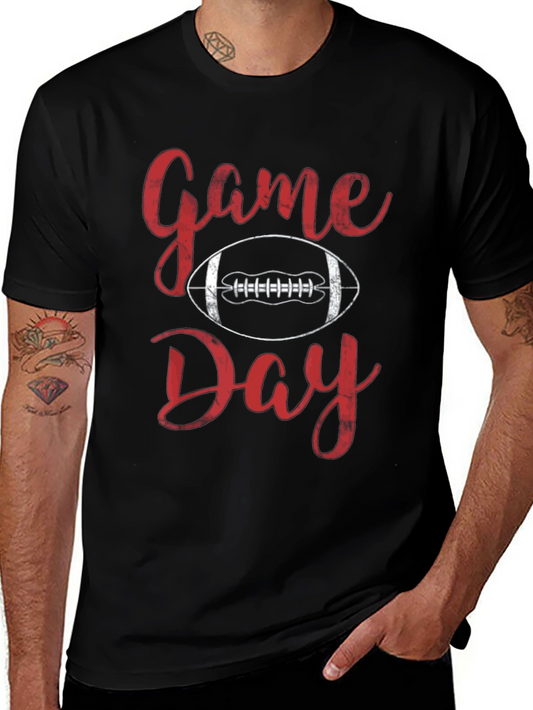 Game Day Football T-Shirt - Black