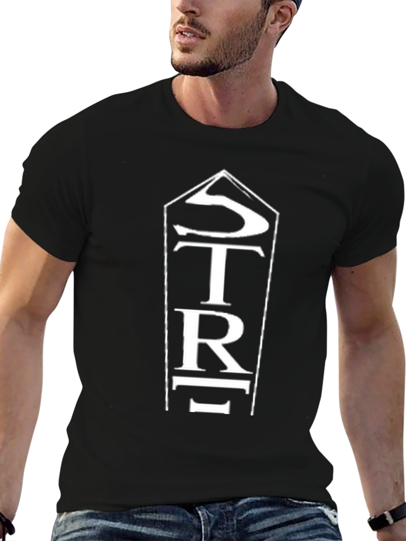 STRL Tombstone Graphic T-Shirt - Classic Black