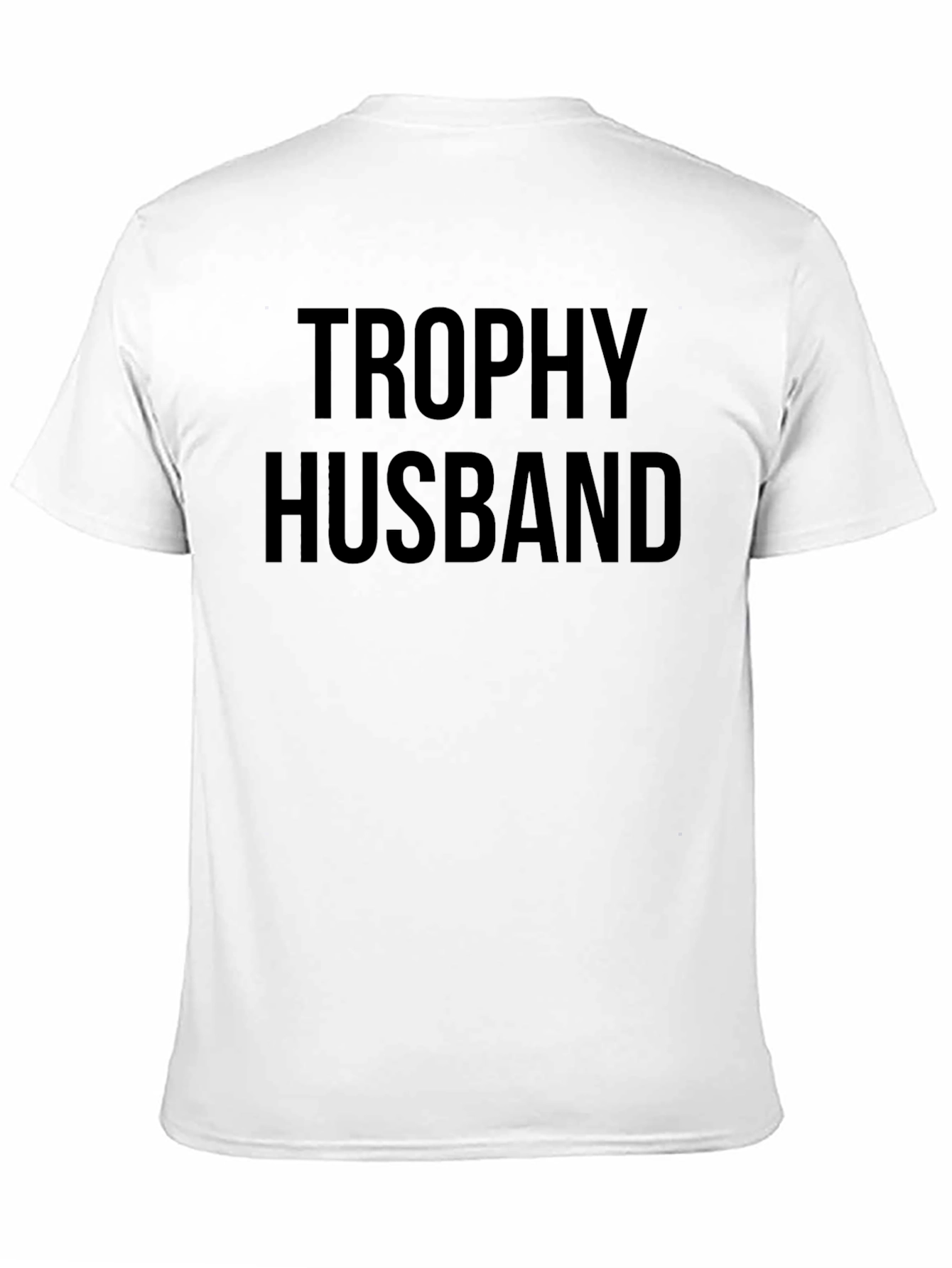 Trophy Husband Graphic Tee - Black Cotton T-Shirt