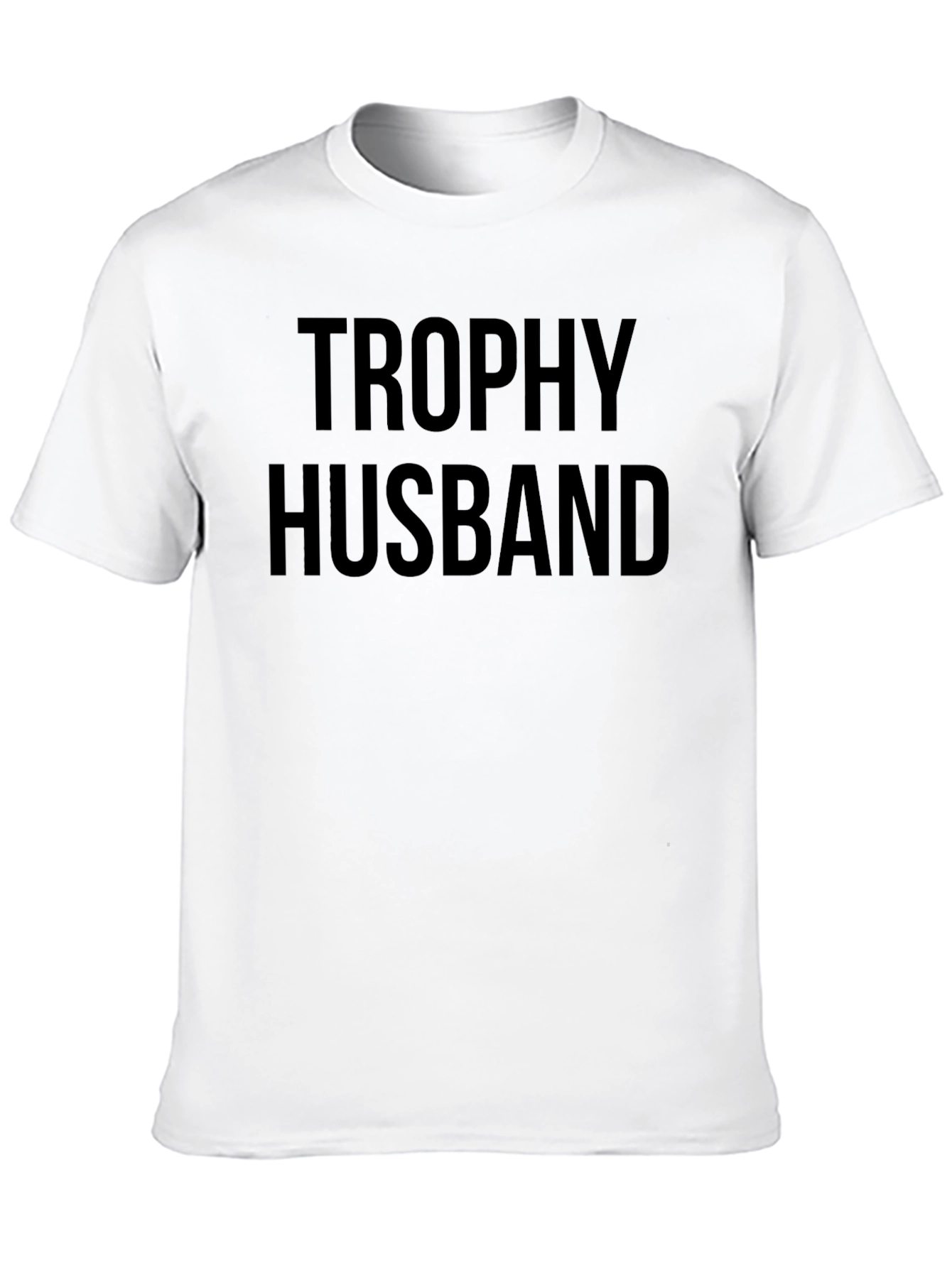 Trophy Husband Graphic Tee - Black Cotton T-Shirt