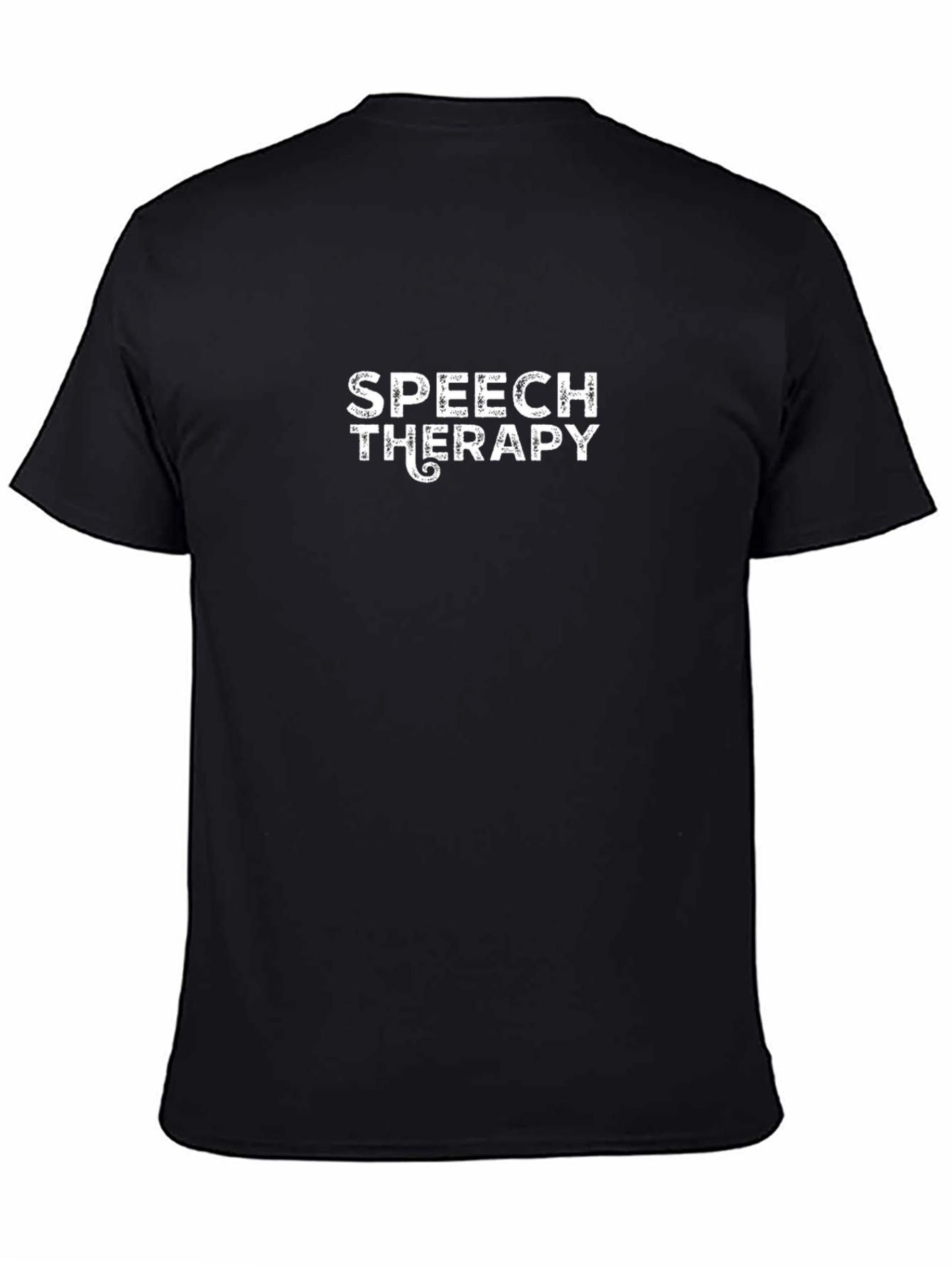Speech Therapy T-Shirt - Black