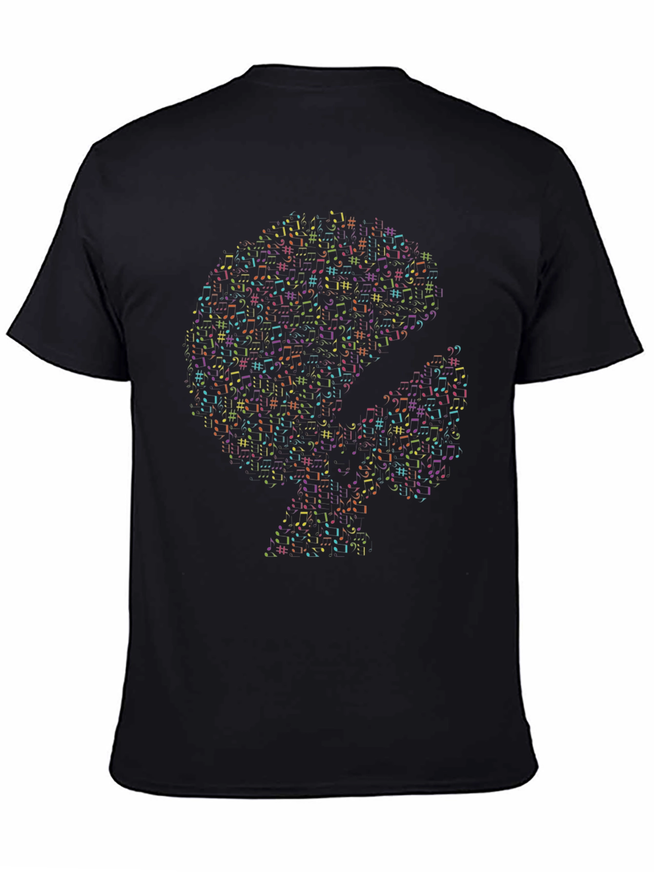 Musical Pac-Man Graphic Tee - Black