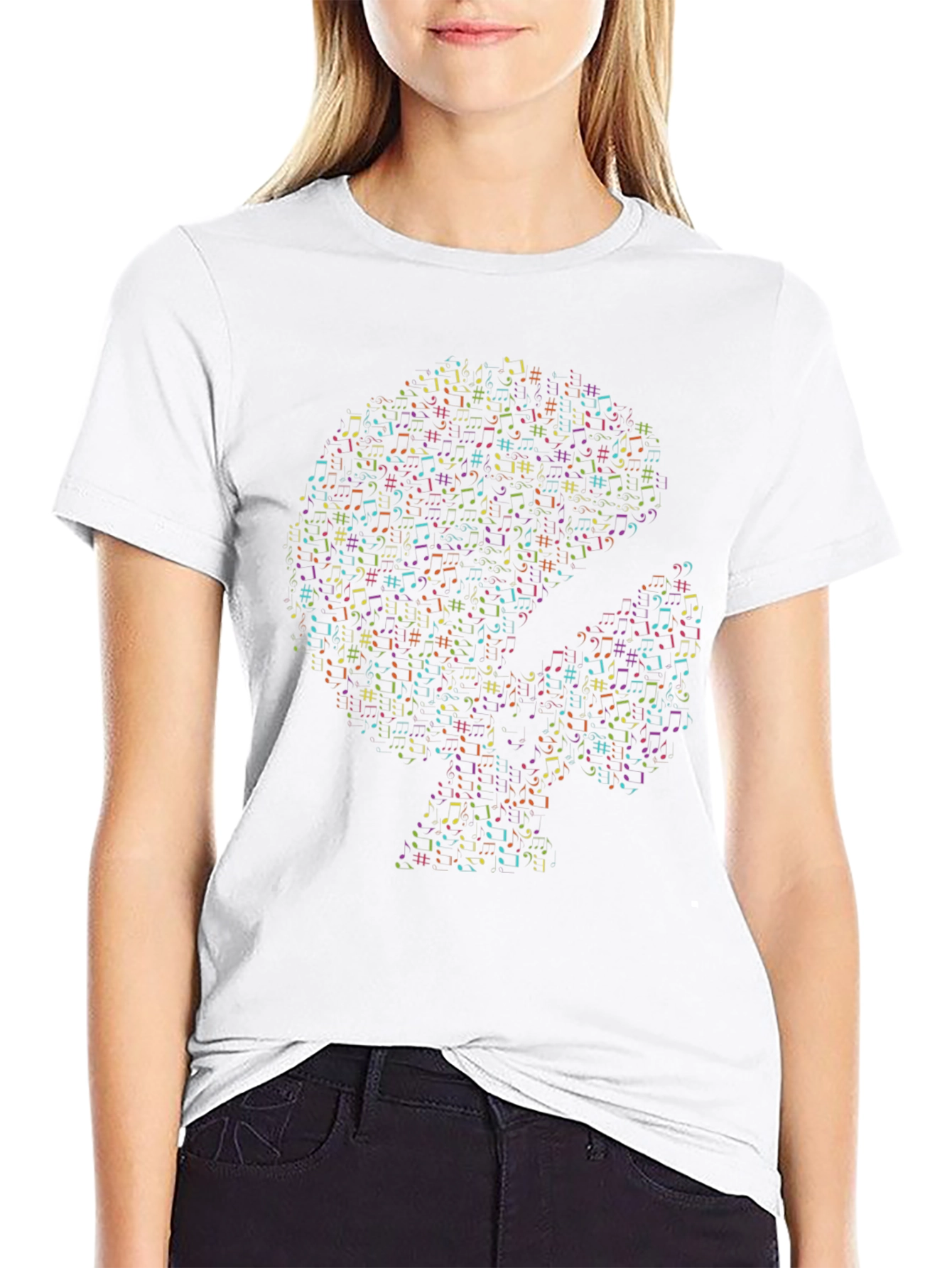Musical Pac-Man Graphic Tee - Black