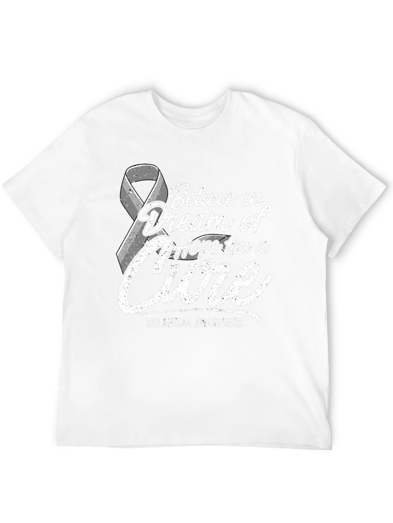 Melanoma Awareness T-Shirt - Believe in a Cure