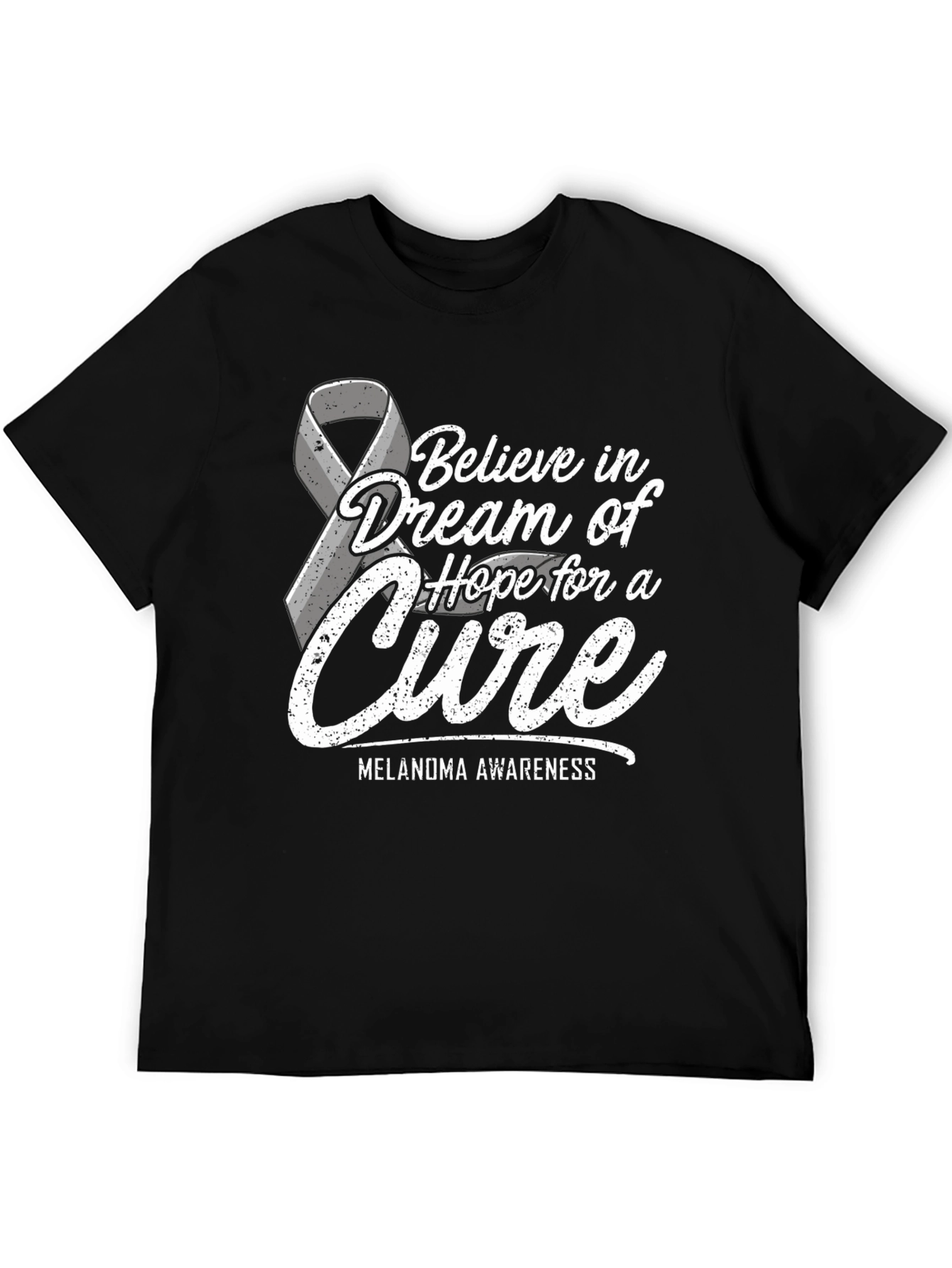 Melanoma Awareness T-Shirt - Believe in a Cure