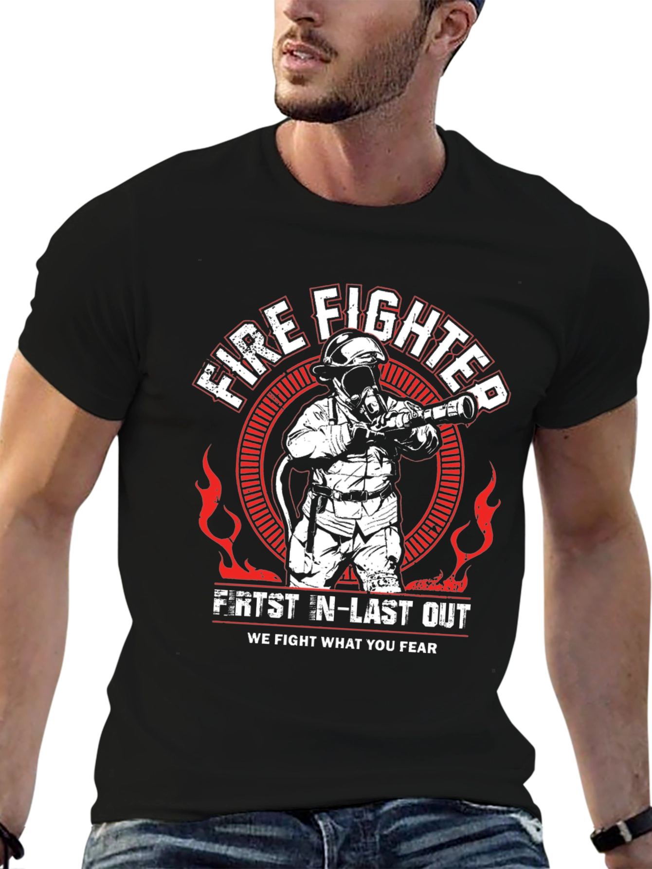 Firefighter T-Shirt - First In Last Out