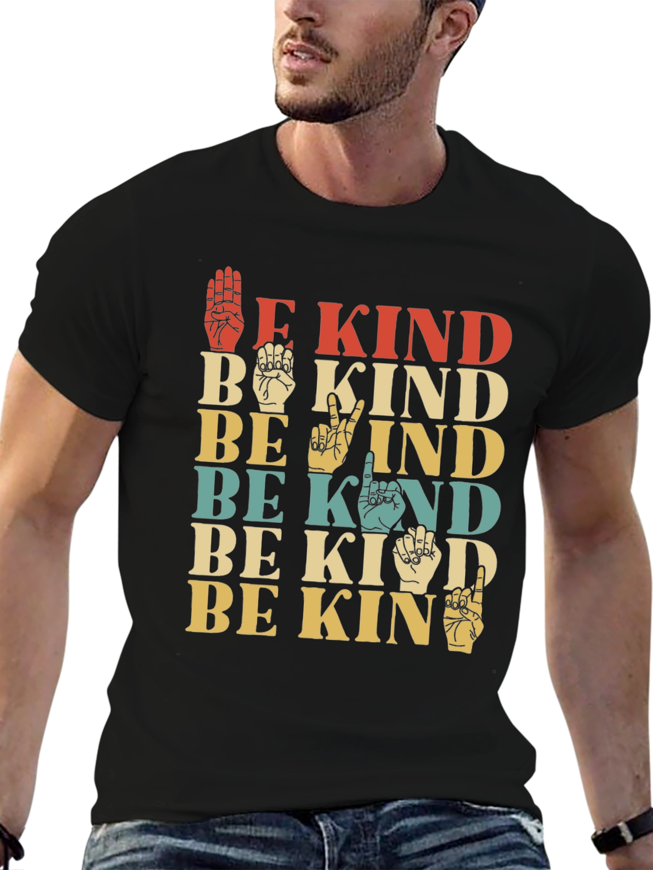 Be Kind Sign Language Graphic Tee