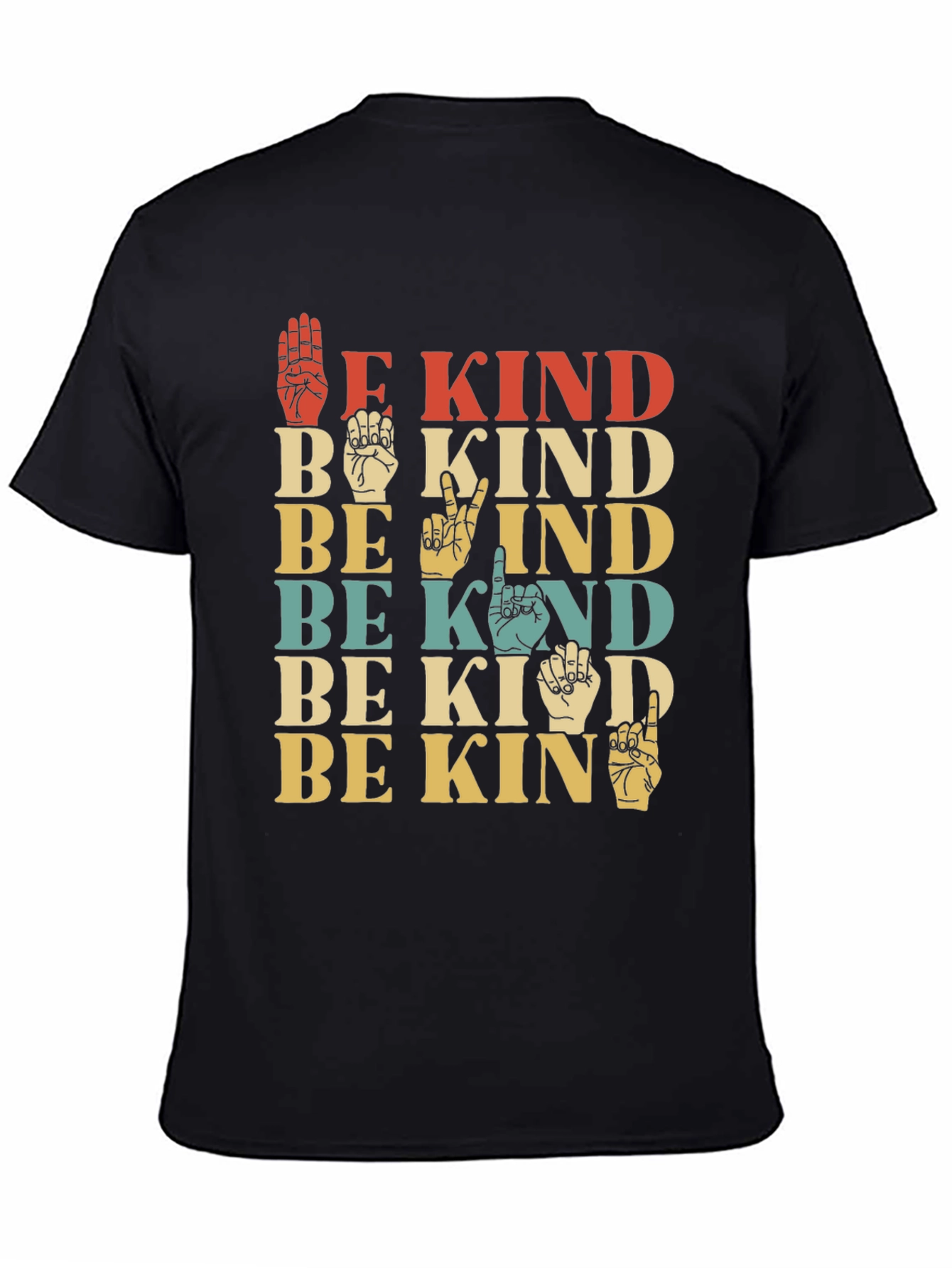 Be Kind Sign Language Graphic Tee