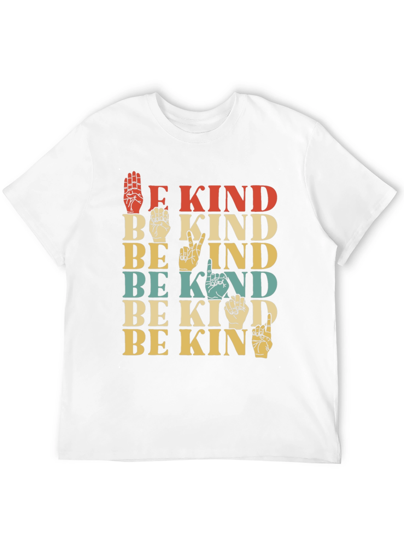 Be Kind Sign Language Graphic Tee
